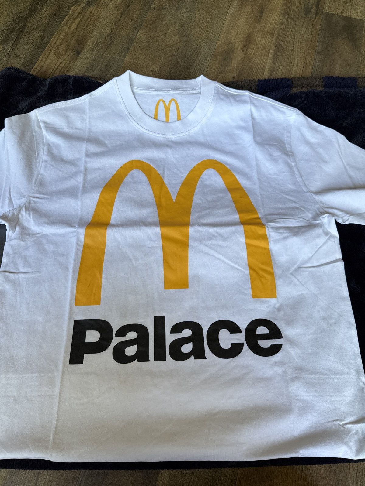 Palace Palace X Mcdonalds sign T-shirt | Grailed