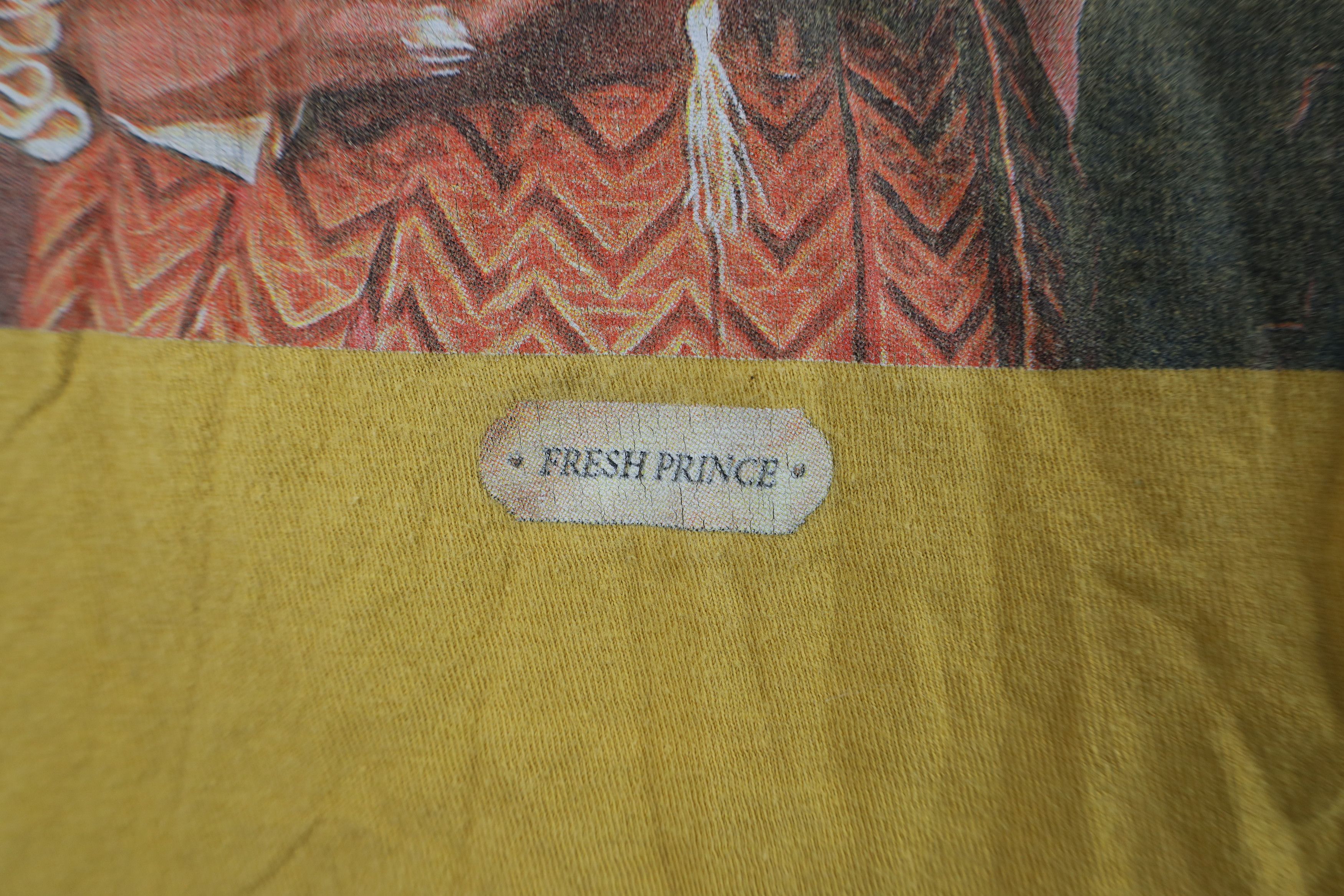 Cross Colours Vintage Y2K Cross Colours Prince of Bel Air T-Shirt Yellow Size US S / EU 44-46 / 1 - 7 Thumbnail