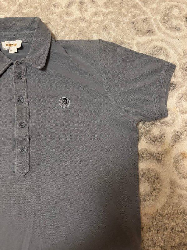 Diesel Diesel Vintage Y2K 2000s Logo T-Shirt in Grey, Size M Size US M / EU 48-50 / 2 - 7 Thumbnail