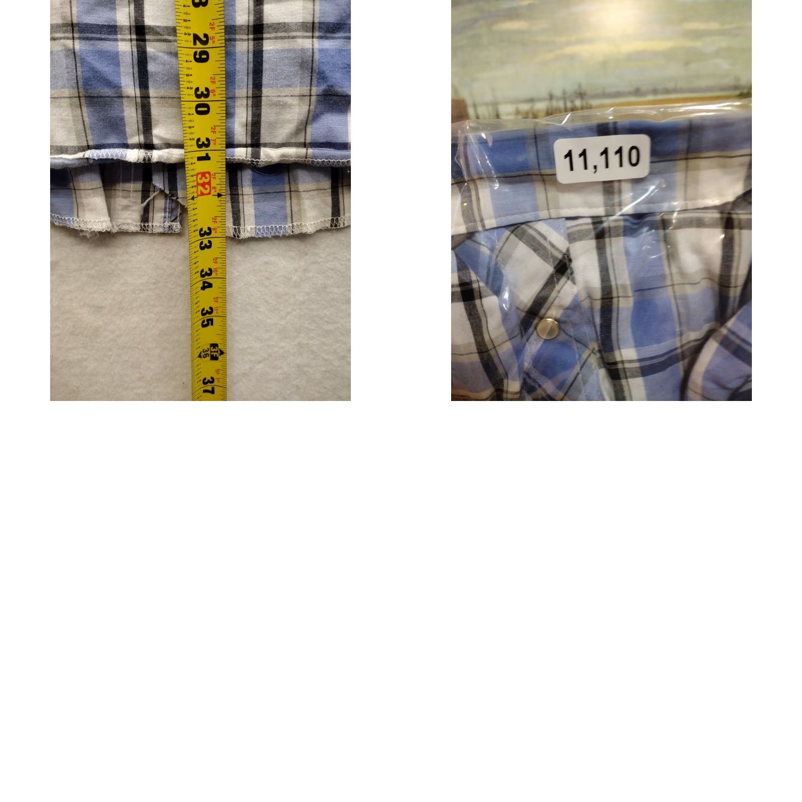 Wrangler VTG Wrangler Western Shirt Mens 3XT Short Sleeve Plaid Button-Up Wrangler Wrancher Cowboy Western Shirt Mens 3XT XS? Size US XXL / EU 58 / 5 - 8 Thumbnail