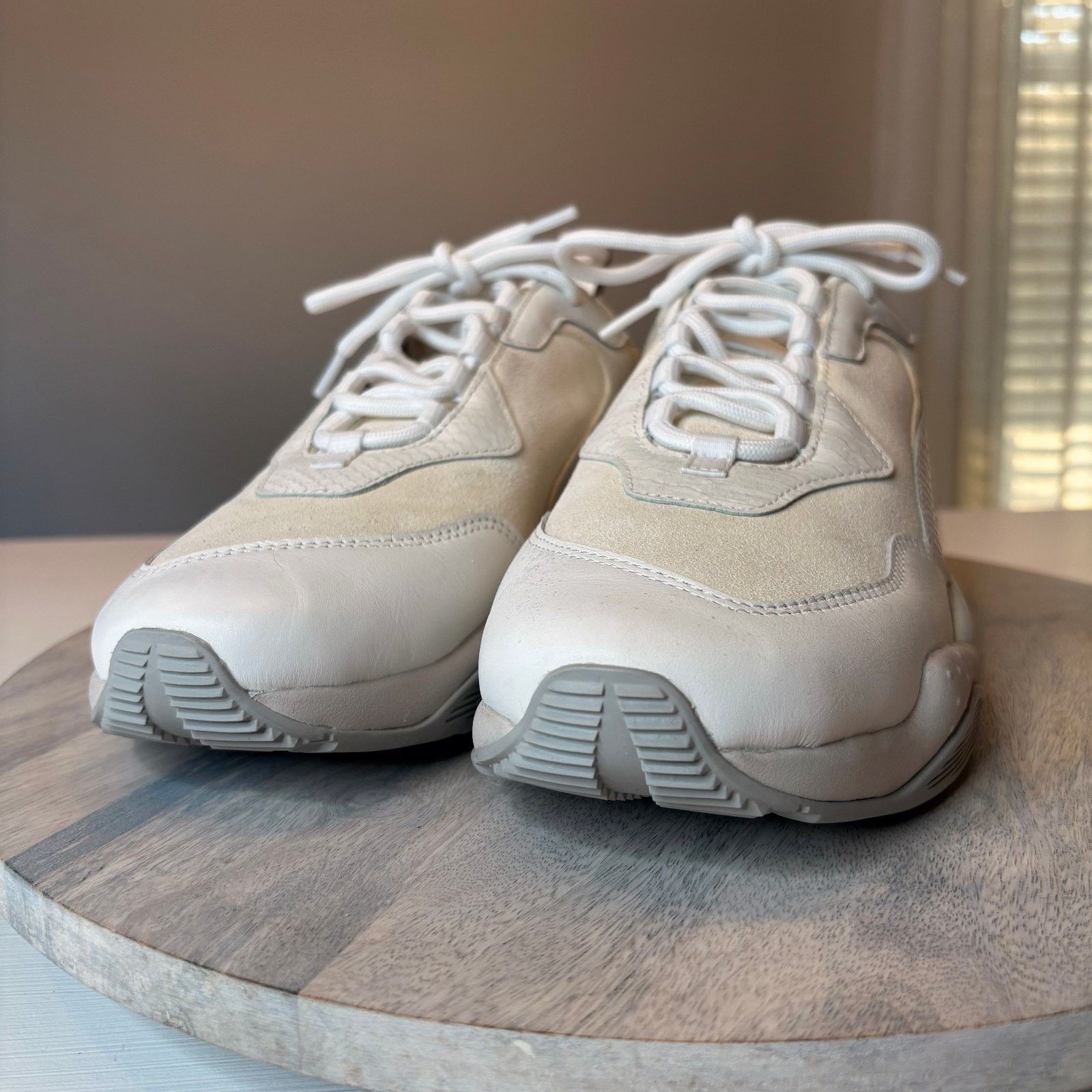 Puma Puma Thunder Desert Cream Leather Chunky Sneakers Size 10 Size US 10 / IT 40 - 5 Thumbnail