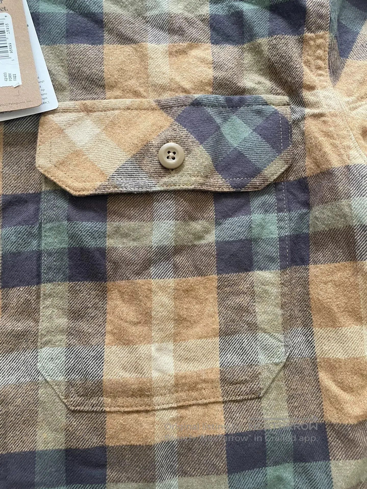 Patagonia Patagonia Men's Fjord Flannel Shirt. Size US S / EU 44-46 / 1 - 3 Thumbnail