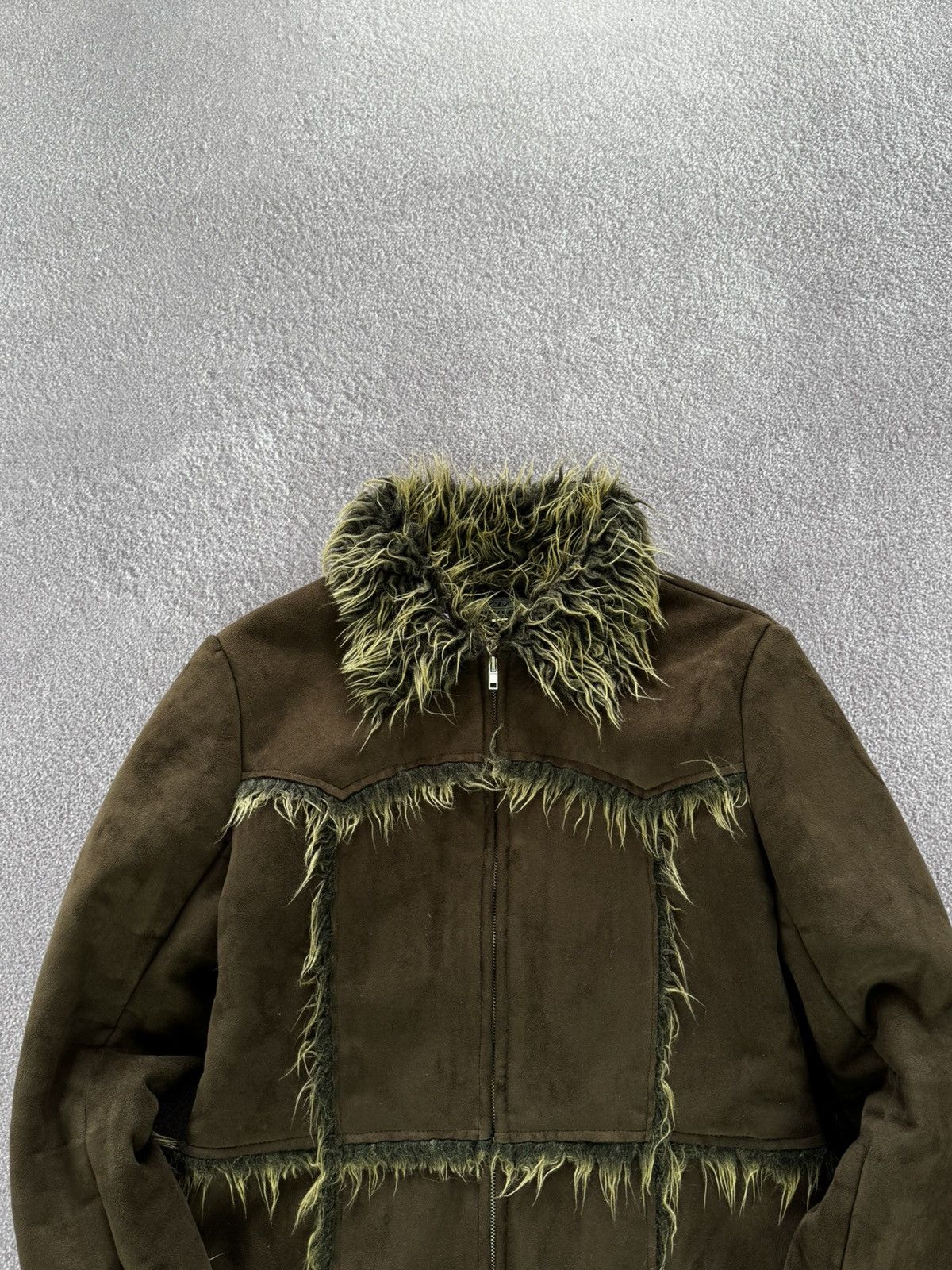 If Six Was Nine Y2K If Six Was Nine Style Glamour Faux Fur Jacket Size L / US 10 / IT 46 - 2 Thumbnail