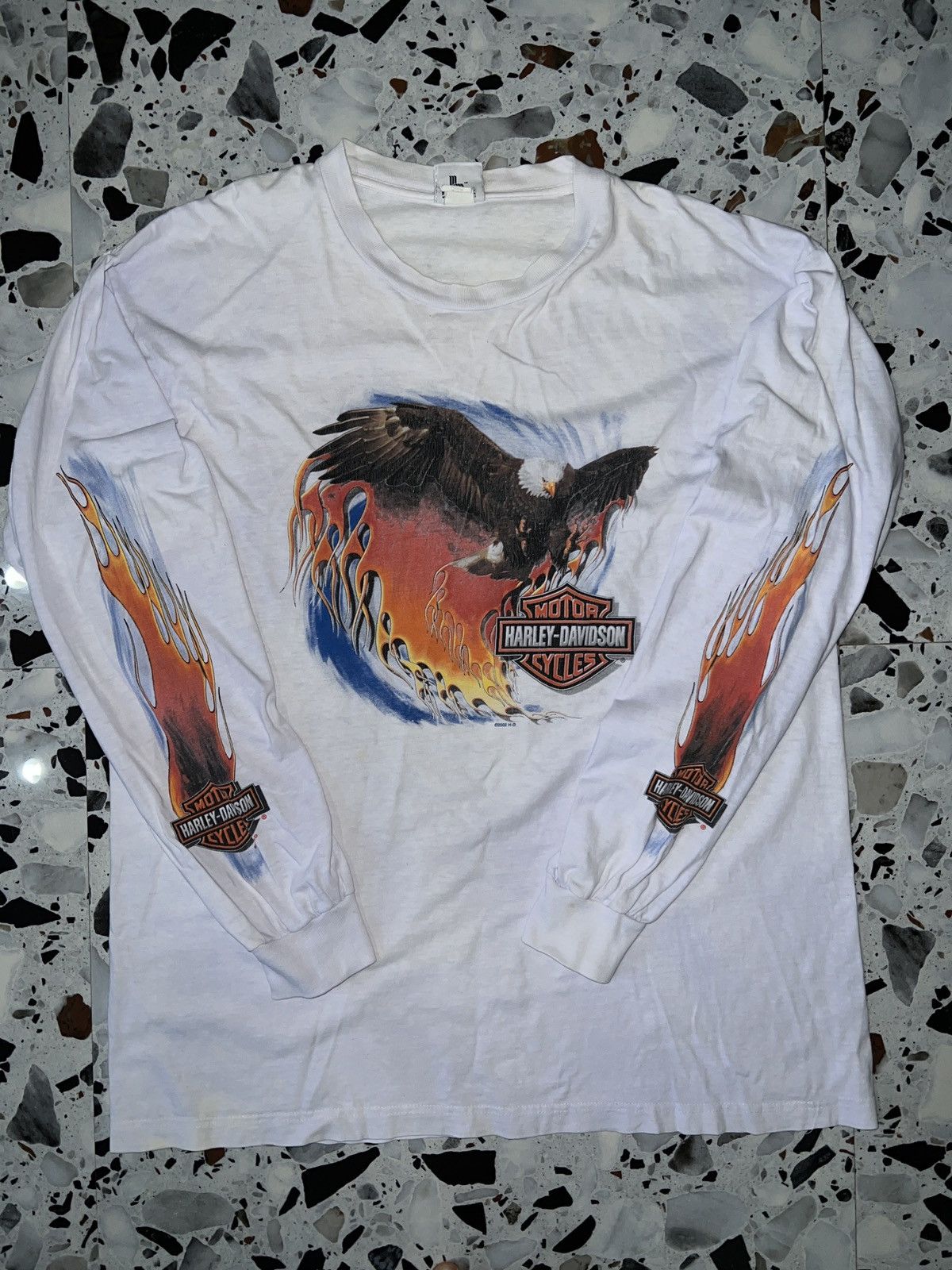 Harley Davidson Vintage Harley-Davidson Flaming Eagle Size US L / EU 52-54 / 3 - 3 Thumbnail