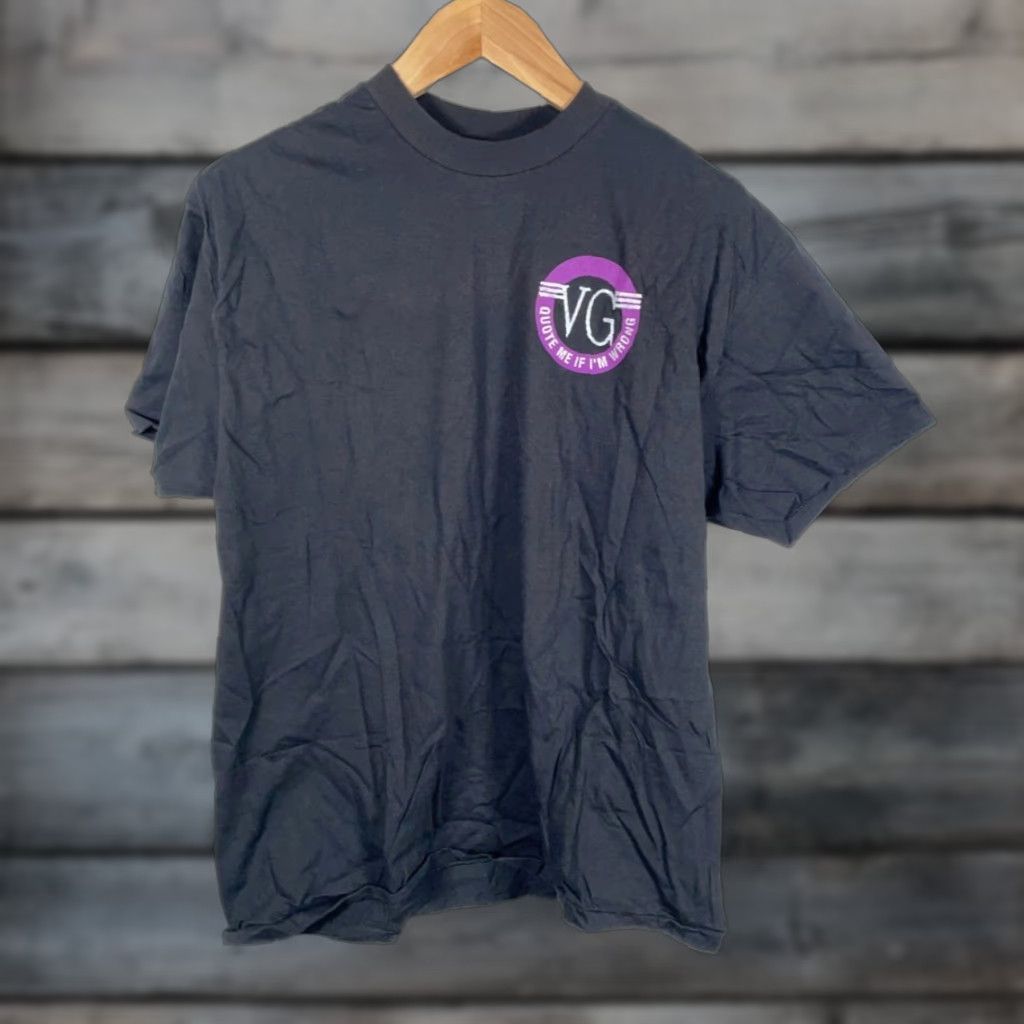 Hanes VINTAGE Hanes 90s Vince Gill Tour Crew T-Shirt M Black Short Sleeve Graphic Print Double-Sided 1993 Mens XL tag (measures more like Medium) Size US M / EU 48-50 / 2 - 1 Thumbnail