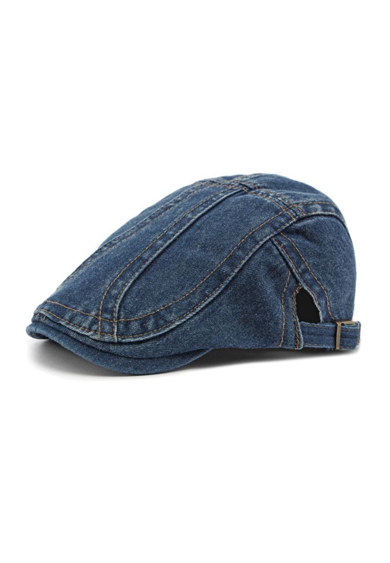 Other Blue Denim Beret Hat Size ONE SIZE - 4 Thumbnail