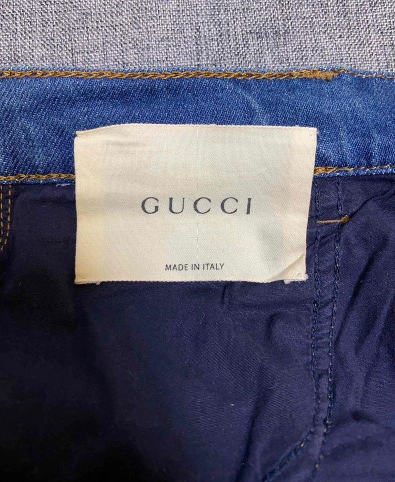 Gucci Embroidered MidRise Skinny Jeans for Women-2506 Size 35" - 8 Thumbnail