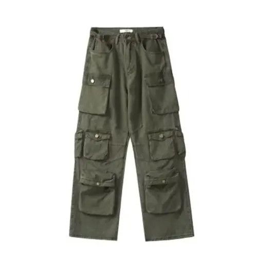 Japanese Brand Multi-pockets Loose Casual Cargo Pants Men Women Size US 32 / EU 48 - 4 Thumbnail