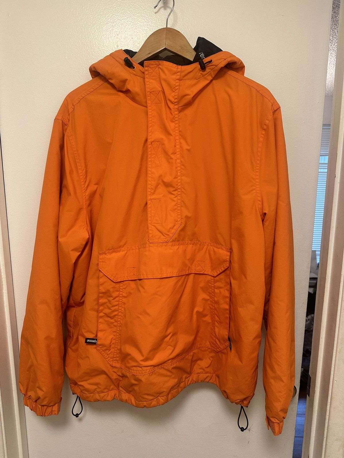 Supreme Supreme hooded logo half zip pullover Size US L / EU 52-54 / 3 - 3 Thumbnail