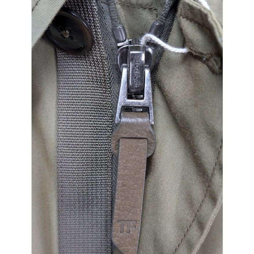 Tom Ford o1rshd1 CC20 Twill Lightweight Field Jacket in Sage Size US M / EU 48-50 / 2 - 3 Thumbnail