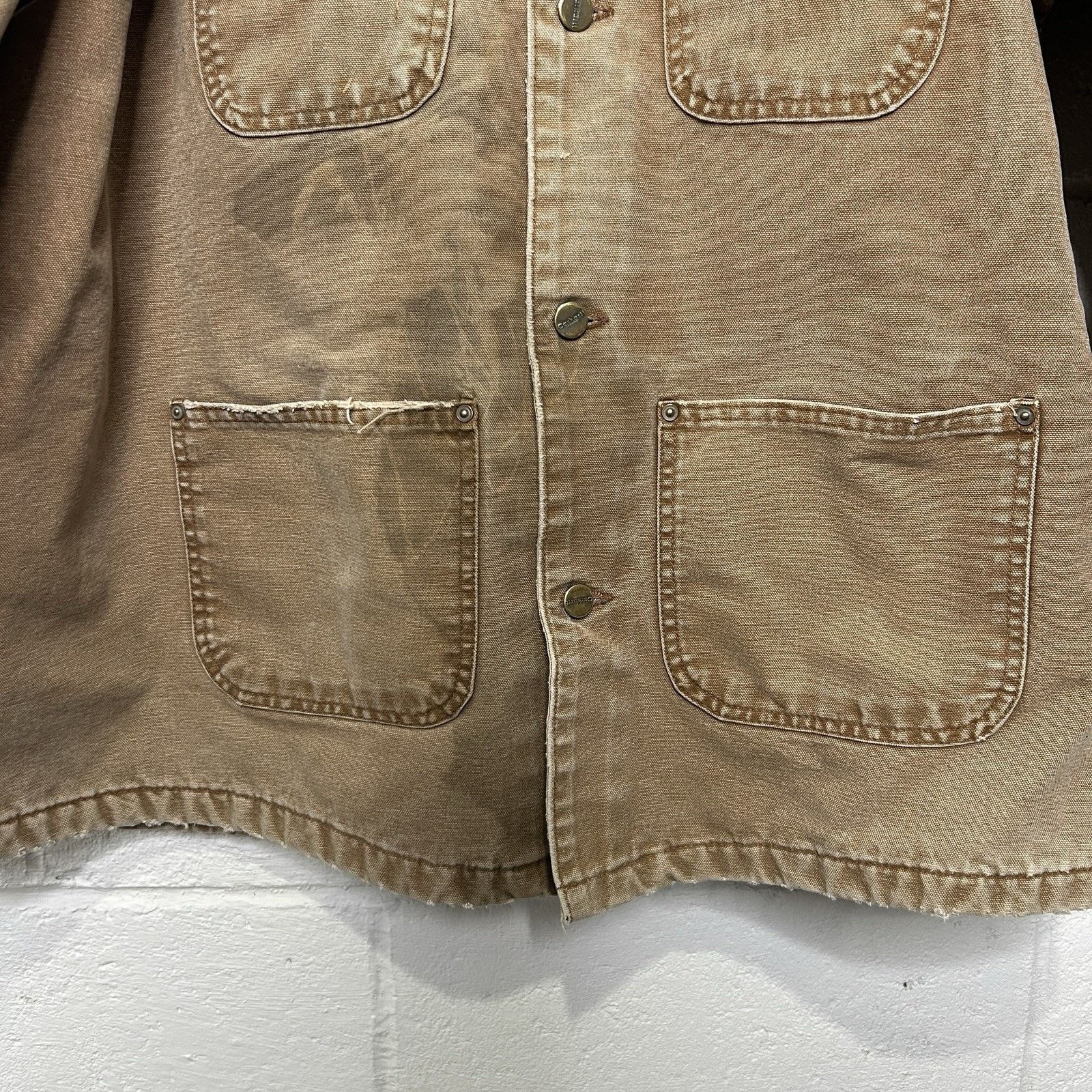 Carhartt Vintage Carhartt Blanket-Lined Chore Coat “Brown” C02 BRN Size US XL / EU 56 / 4 - 4 Thumbnail