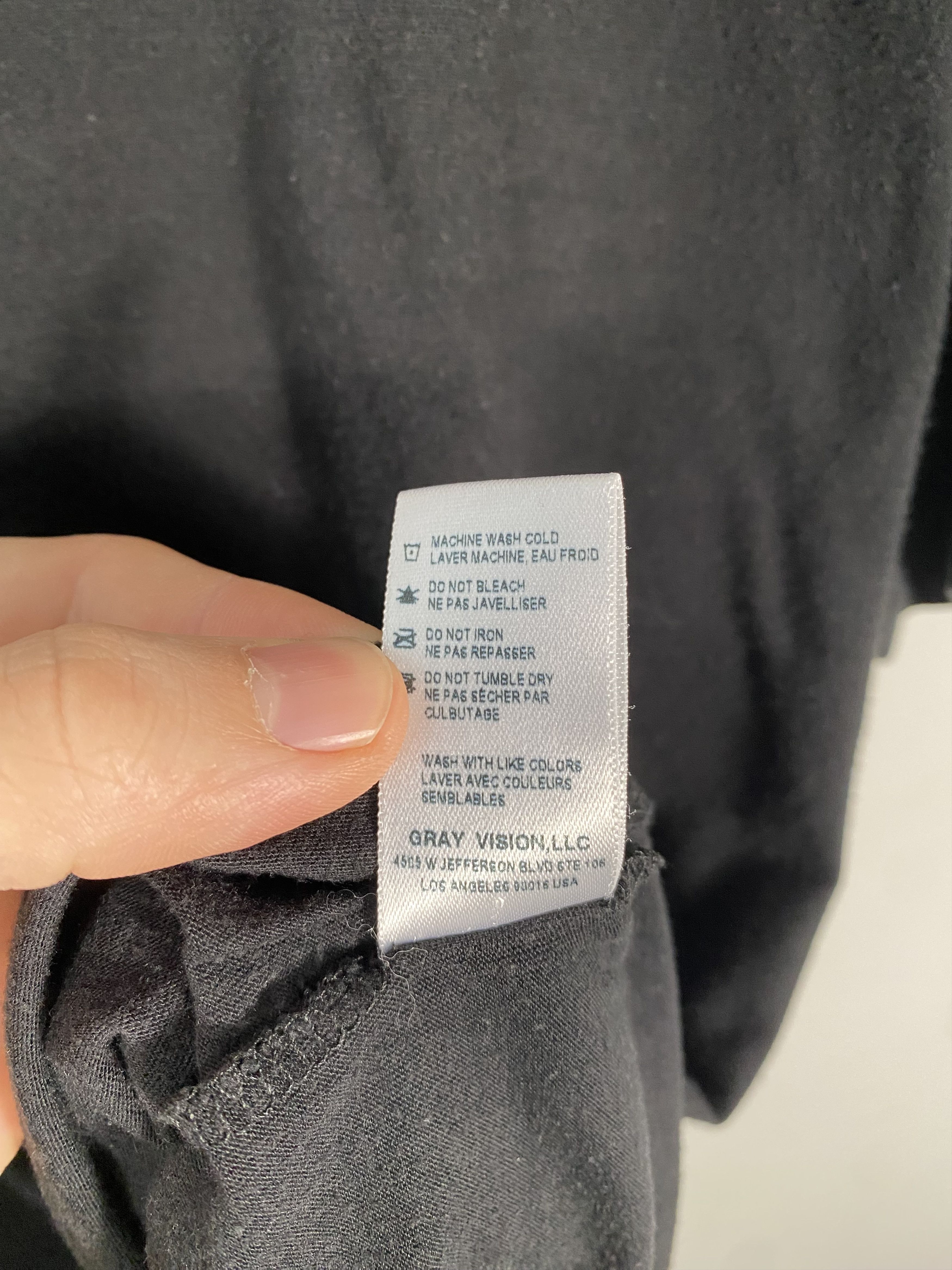 John Elliott John Elliott Black Supima Cotton Tshirt Size 5 Size US L / EU 52-54 / 3 - 5 Thumbnail