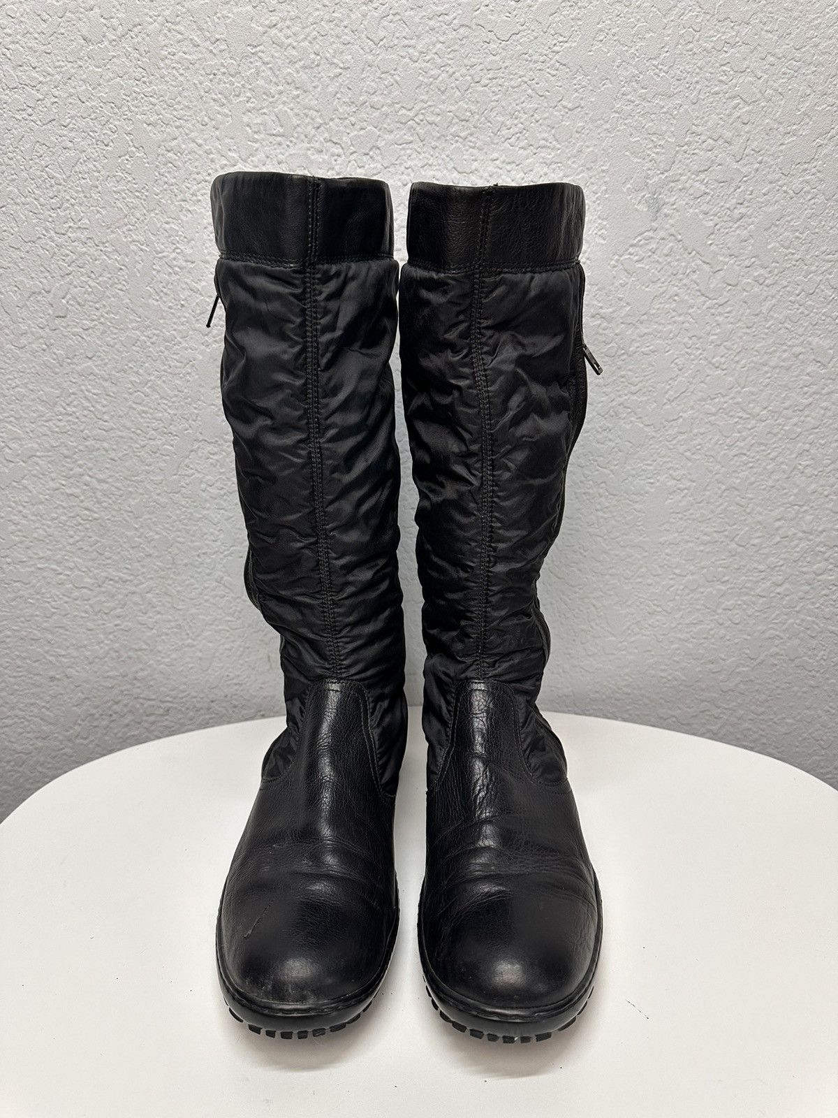 A.S.98 Wow😻 Air Step Hight Leather Boots AS 98 RICK OWENS STYLE GOA Size US 7 / EU 40 - 2 Thumbnail