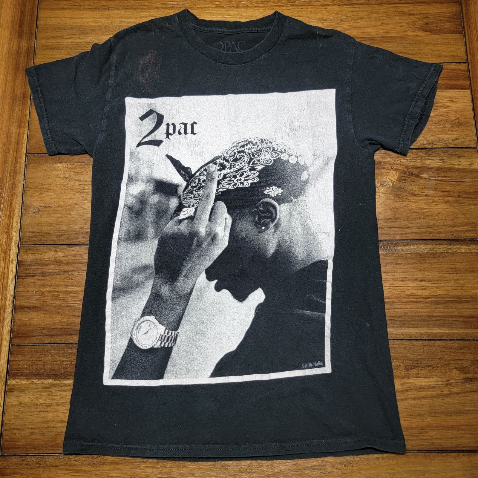 Other 2Pac Black Unisex Tee Side Profile Flip Off - Size Small Size US S / EU 44-46 / 1 - 1 Thumbnail