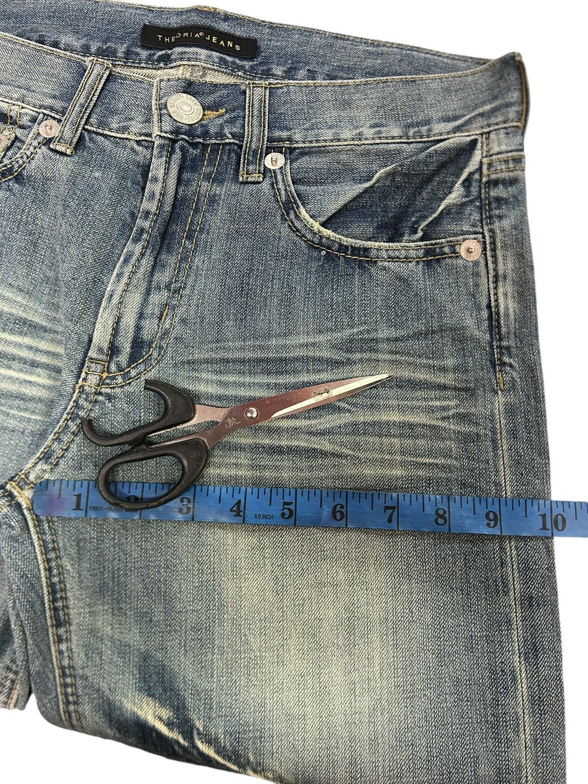 Designer × If Six Was Nine × Japanese Brand Vintage Theoria Rare Thunder Designs Rusty Japan Jeans Size US 30 / EU 46 - 14 Thumbnail