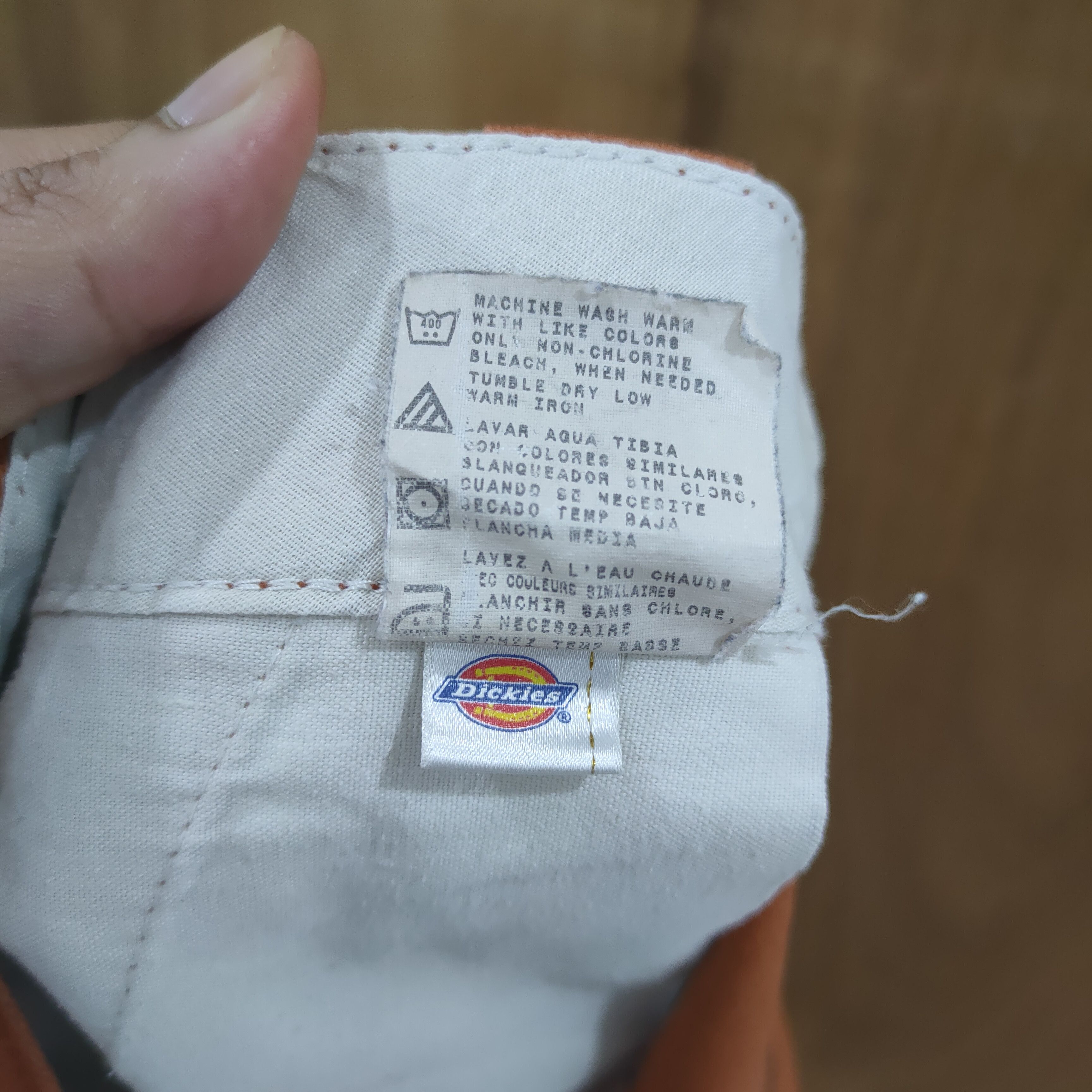 Dickies W40 × 32 DICKIES DARK ORANGE DOUBLE KNEE CARGO PANTS Size US 40 / EU 56 - 13 Thumbnail