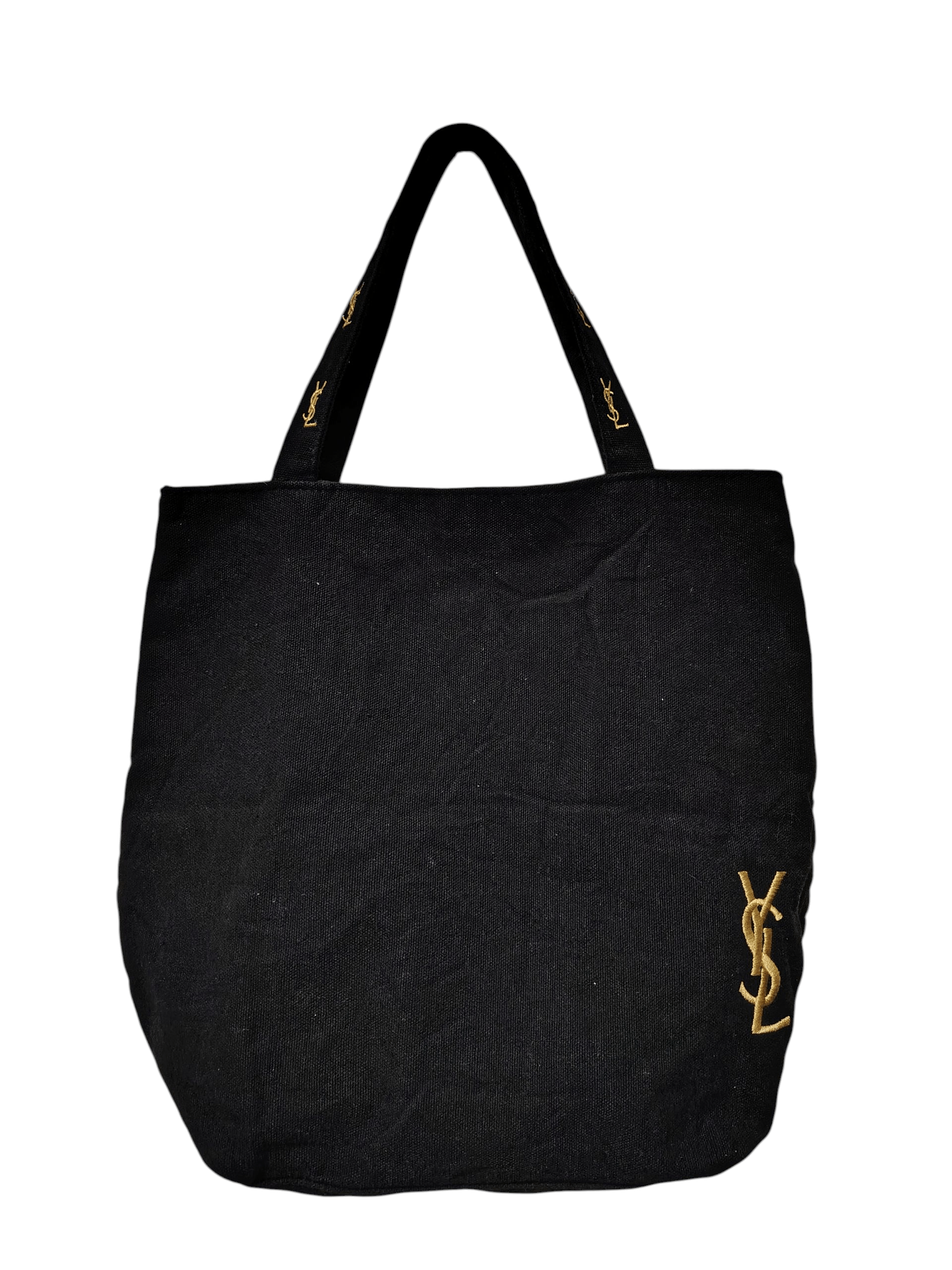 Saint Laurent Paris YSL Yves Saint Laurent Parfums Embroidered tote bag Size ONE SIZE - 1 Thumbnail