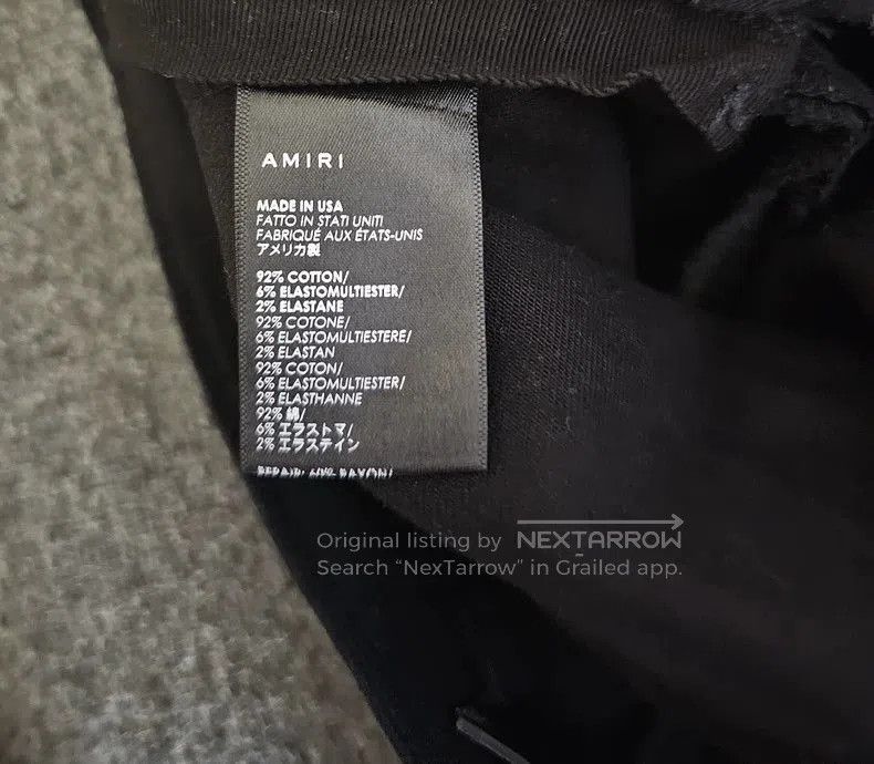 Amiri Amiri Black Distressed Denim Jeans. Size US 32 / EU 48 - 6 Thumbnail