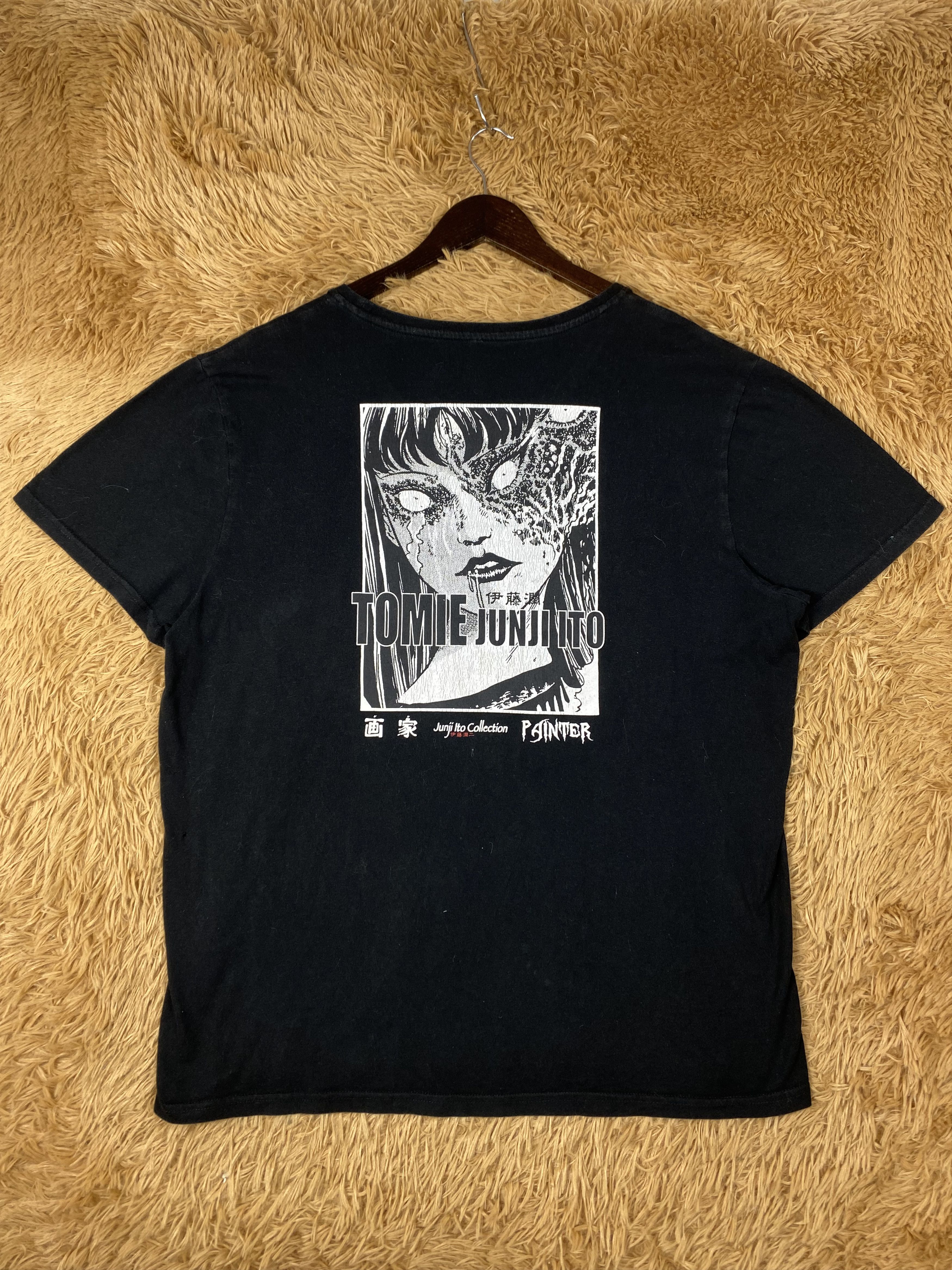 Anime Vintage 80s Tomie by Junji Ito Short Sleeve T-Shirts PT0073 Size US XXL / EU 58 / 5 - 4 Thumbnail