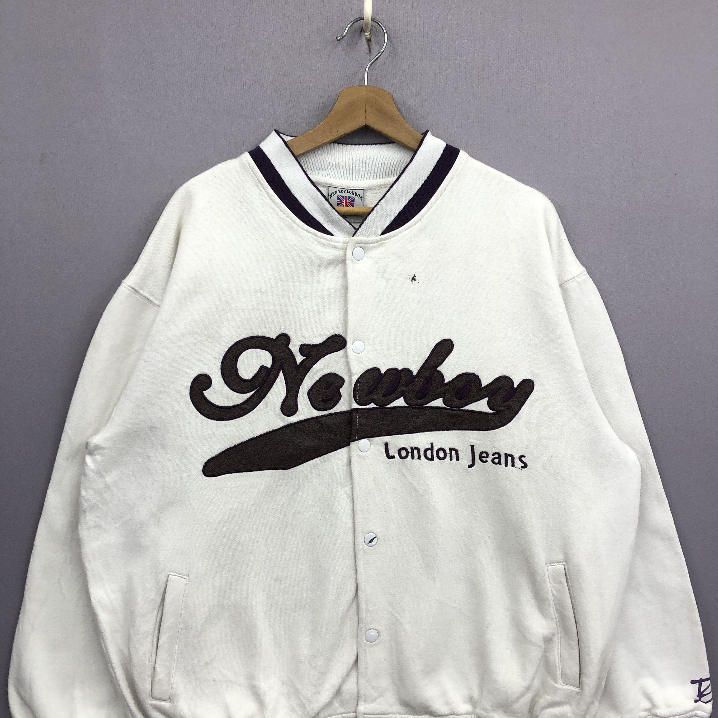 Japanese Brand × Vintage Vintage Y2K New Boy London Baggy Sweater Sweatshirt Size US XL / EU 56 / 4 - 2 Thumbnail