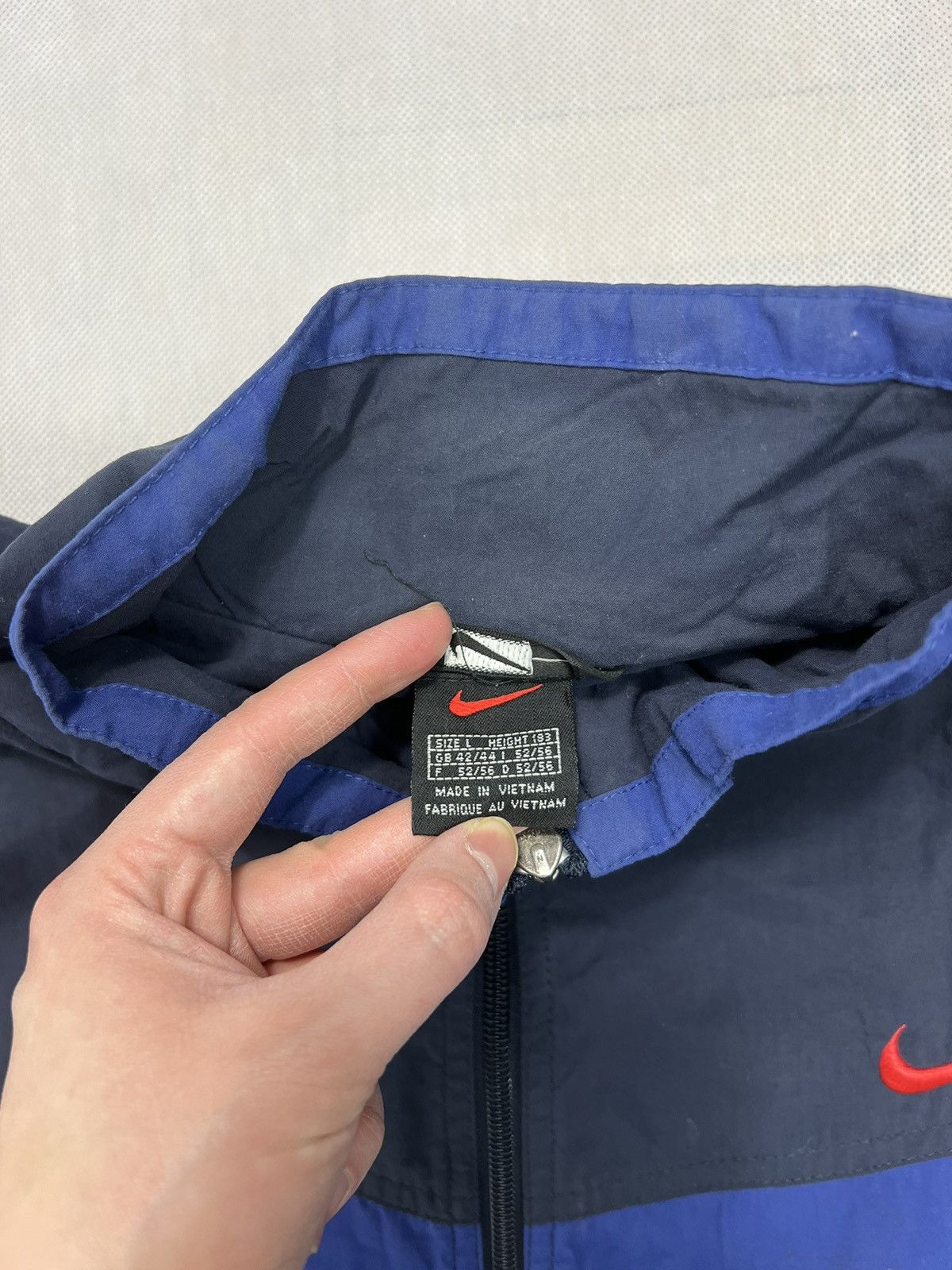 Nike × Vintage Jacket Nike vintage 90’s zipped logo swoosh Size US L / EU 52-54 / 3 - 3 Thumbnail