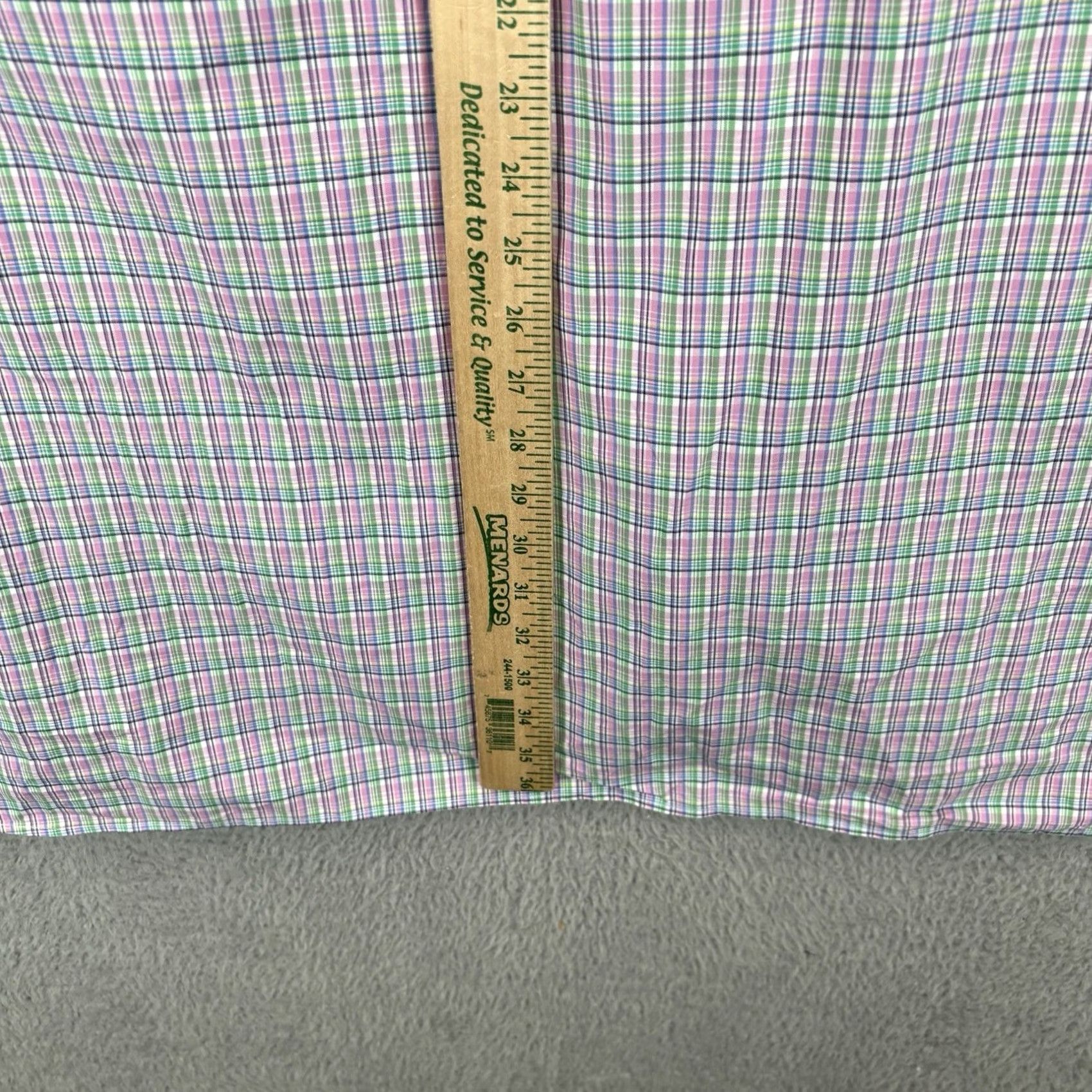 Polo Ralph Lauren Polo Ralph Lauren Shirt Mens 19 36/37 Tall Pink Green Plaid Cotton Preppy Dress Shirt Big & Tall 80s American Preppy Mens Size US XXL / EU 58 / 5 - 7 Thumbnail