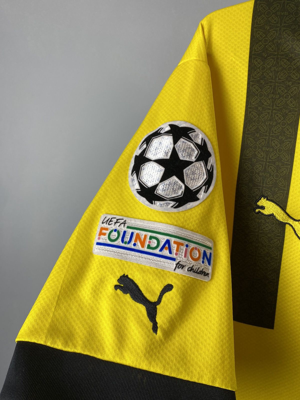 Puma Vintage Puma BVB Borussia Soccer Jersey T Shirt Football Size US L / EU 52-54 / 3 - 4 Thumbnail