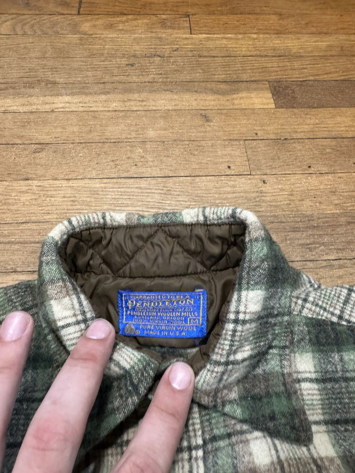 Pendleton Vintage Pendleton Green Flannel Size US M / EU 48-50 / 2 - 4 Thumbnail