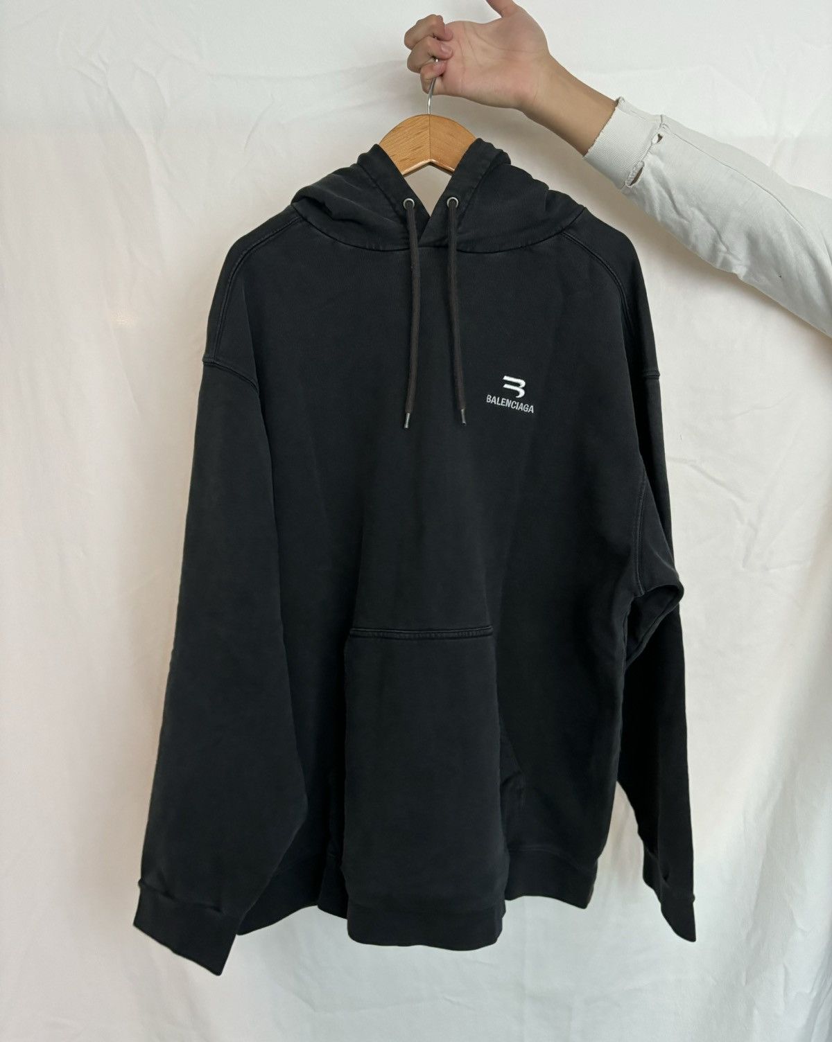 Balenciaga Balenciaga Sporty B Medium-Fit Hoodie | Grailed