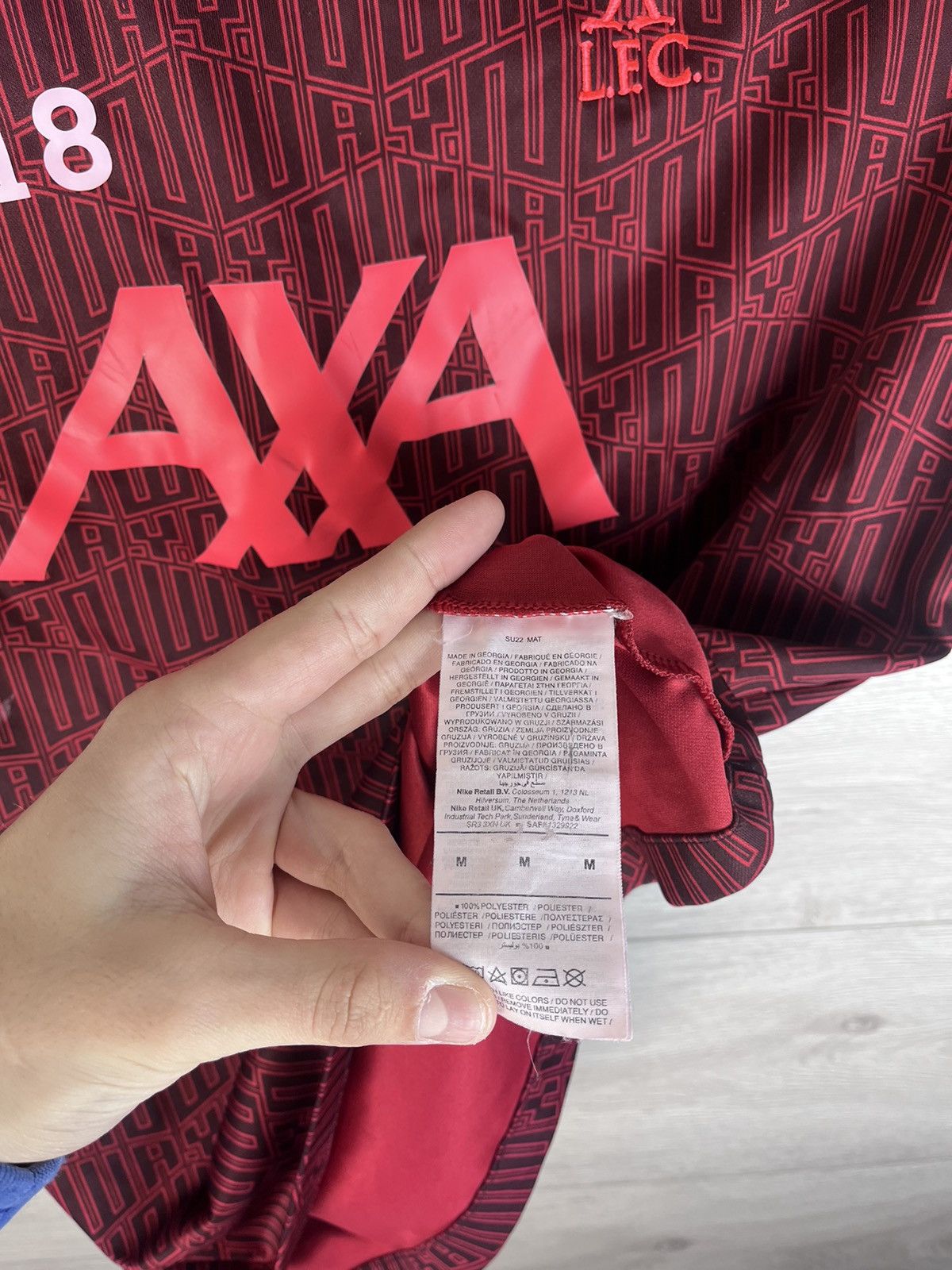 Nike Men's soccer jersey Nike FC Liverpool U18 size M made 🇬🇪 Size US M / EU 48-50 / 2 - 7 Thumbnail