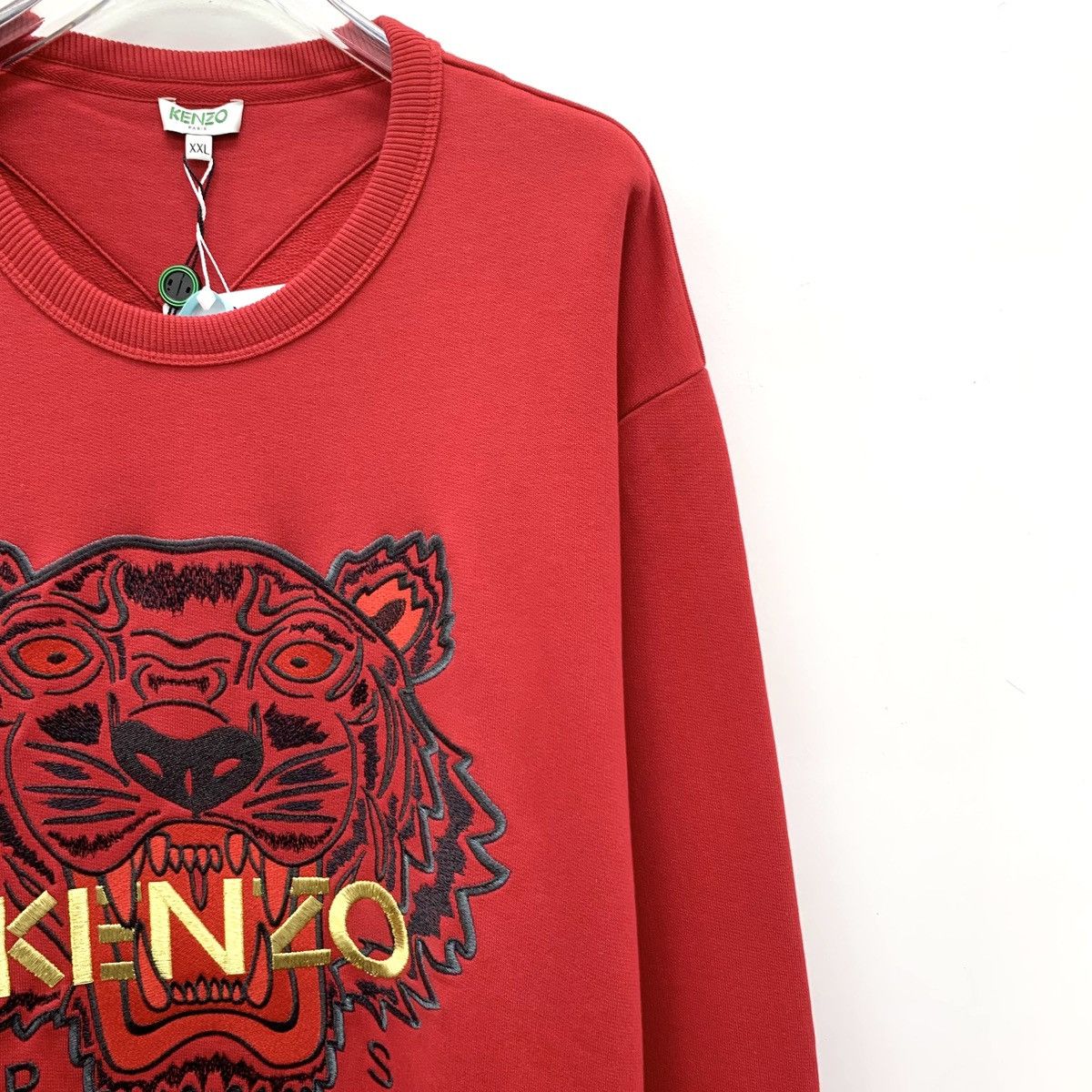 Kenzo Kenzo Tiger Head Logo Letter Long Sleeve Sweatshirt K26WX Size US XXL / EU 58 / 5 - 3 Thumbnail