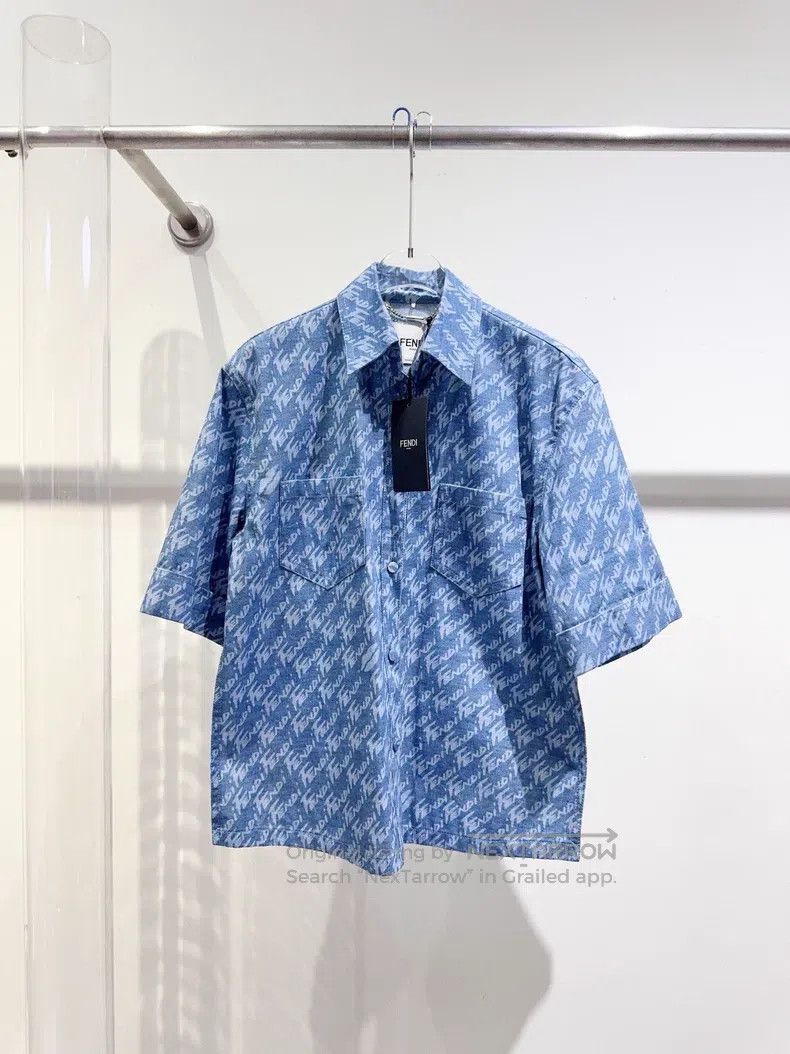 Fendi Fendi Denim Shirt Size XXS / US 00 / IT 34 - 1 Thumbnail