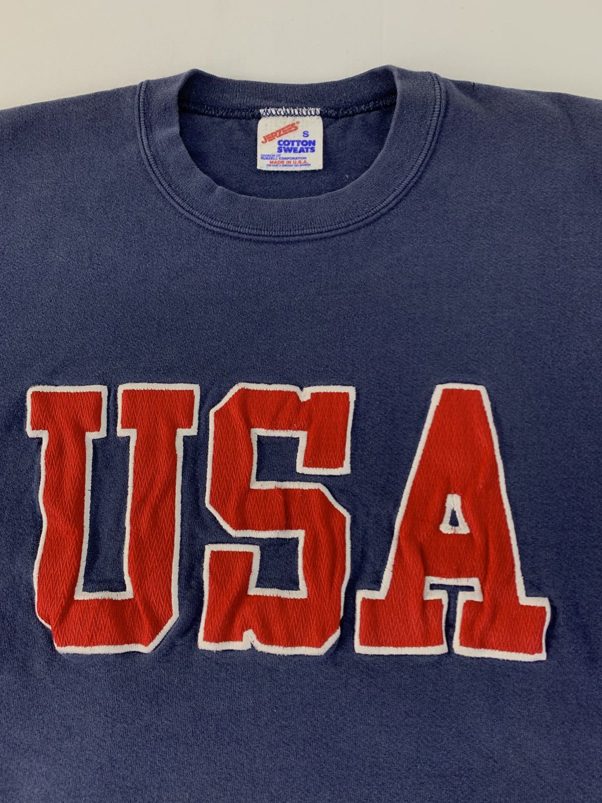 Russell Athletic 90s Rusell Athletic Tag Jerzees Crewneck Pullover Sweatshirt Size US S / EU 44-46 / 1 - 2 Thumbnail