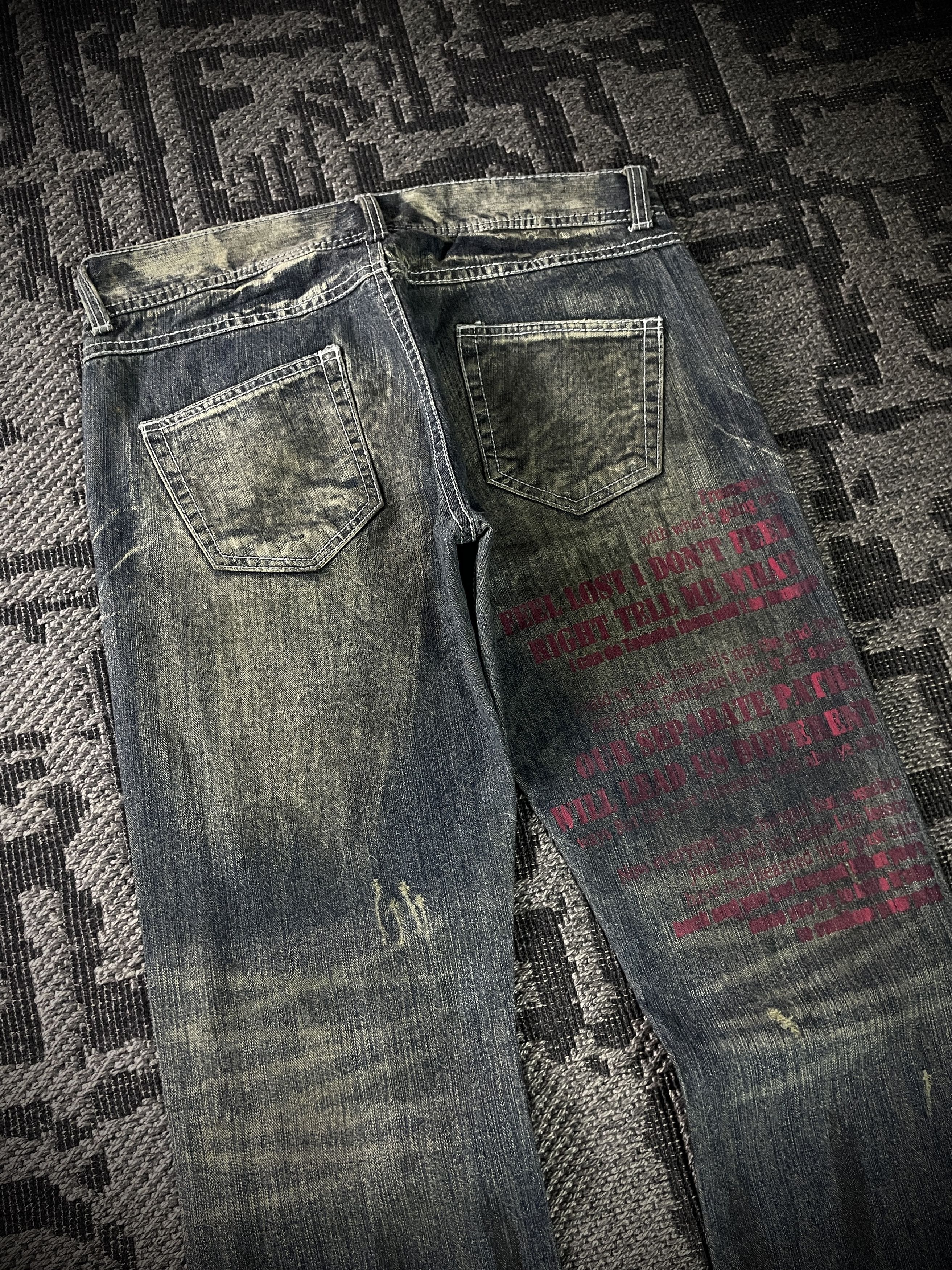 In The Attic In the attic Patch Boot Cut Jeans Size US 33 - 8 Thumbnail