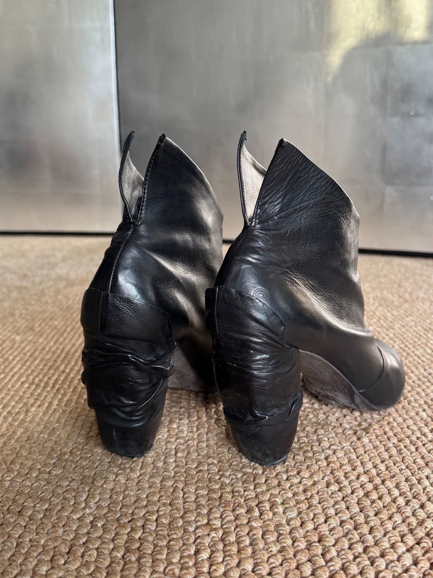 Other Vintage Italian Leather 8cm Heel High Heels Size US 8 / IT 38 - 8 Thumbnail