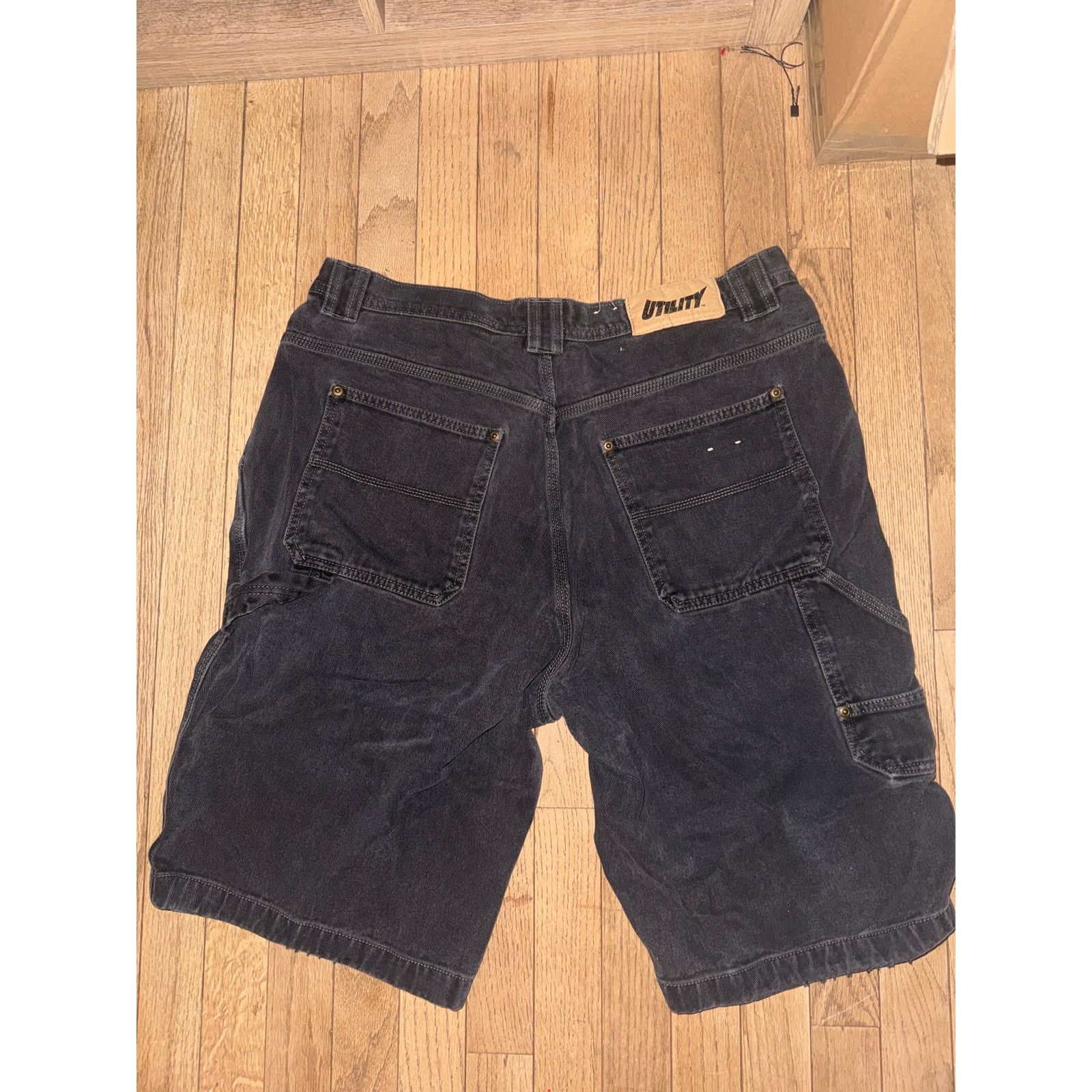 Vintage Black Utility Vintage Jorts Size US 38 / EU 54 - 2 Thumbnail