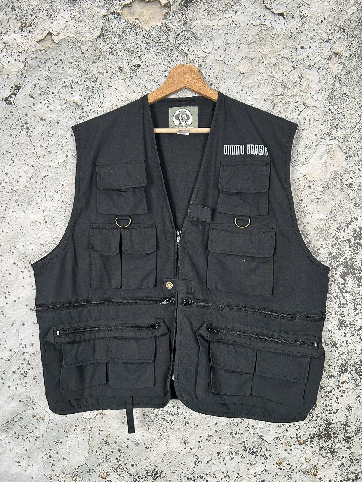 Vintage Dimmu Borgir Norway Black Metal Vest Rare 90s