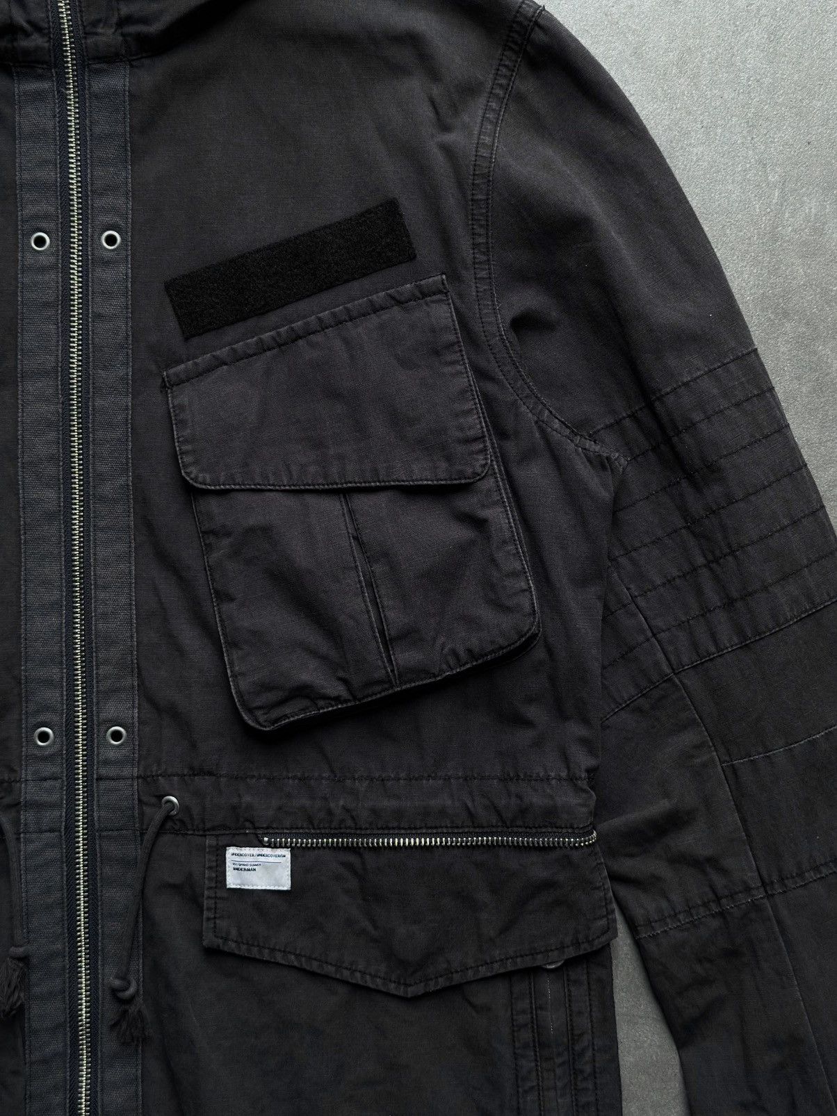 Undercover UNDERCOVER “UNDERMAN” TACTICAL HOODED CARGO JACKET Size US M / EU 48-50 / 2 - 6 Thumbnail