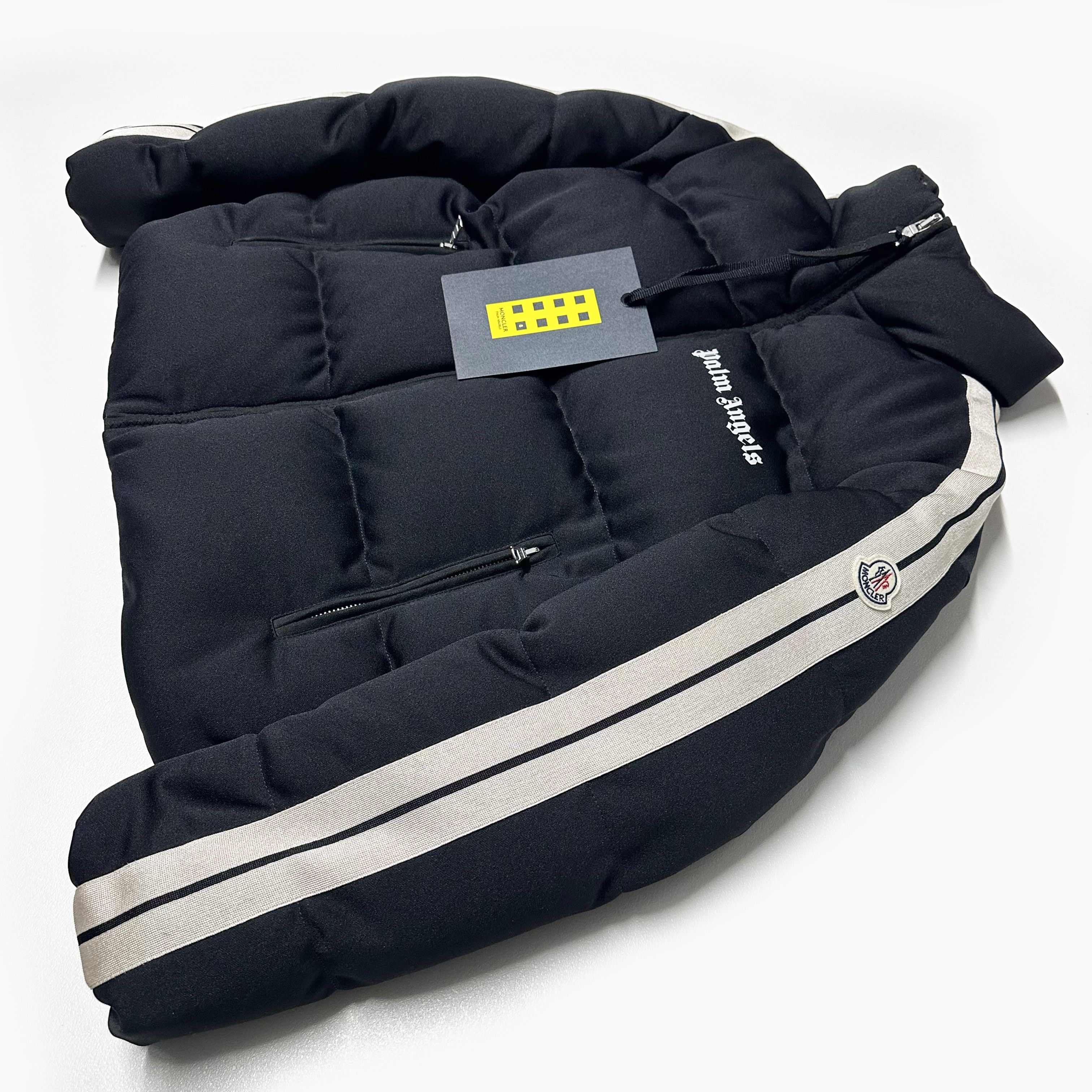 Moncler × Palm Angels Moncler Palm Angels 1 2 M Medium rodman jacket black puffer Size US M / EU 48-50 / 2 - 6 Thumbnail