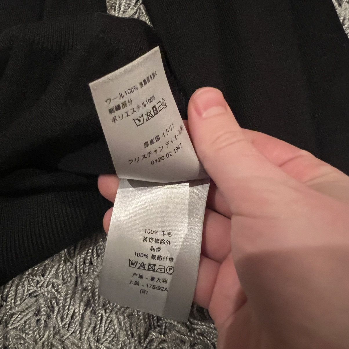 Dior Christian Dior Atelier knitwear jumper sweatshirt black fire Size US S / EU 44-46 / 1 - 6 Thumbnail