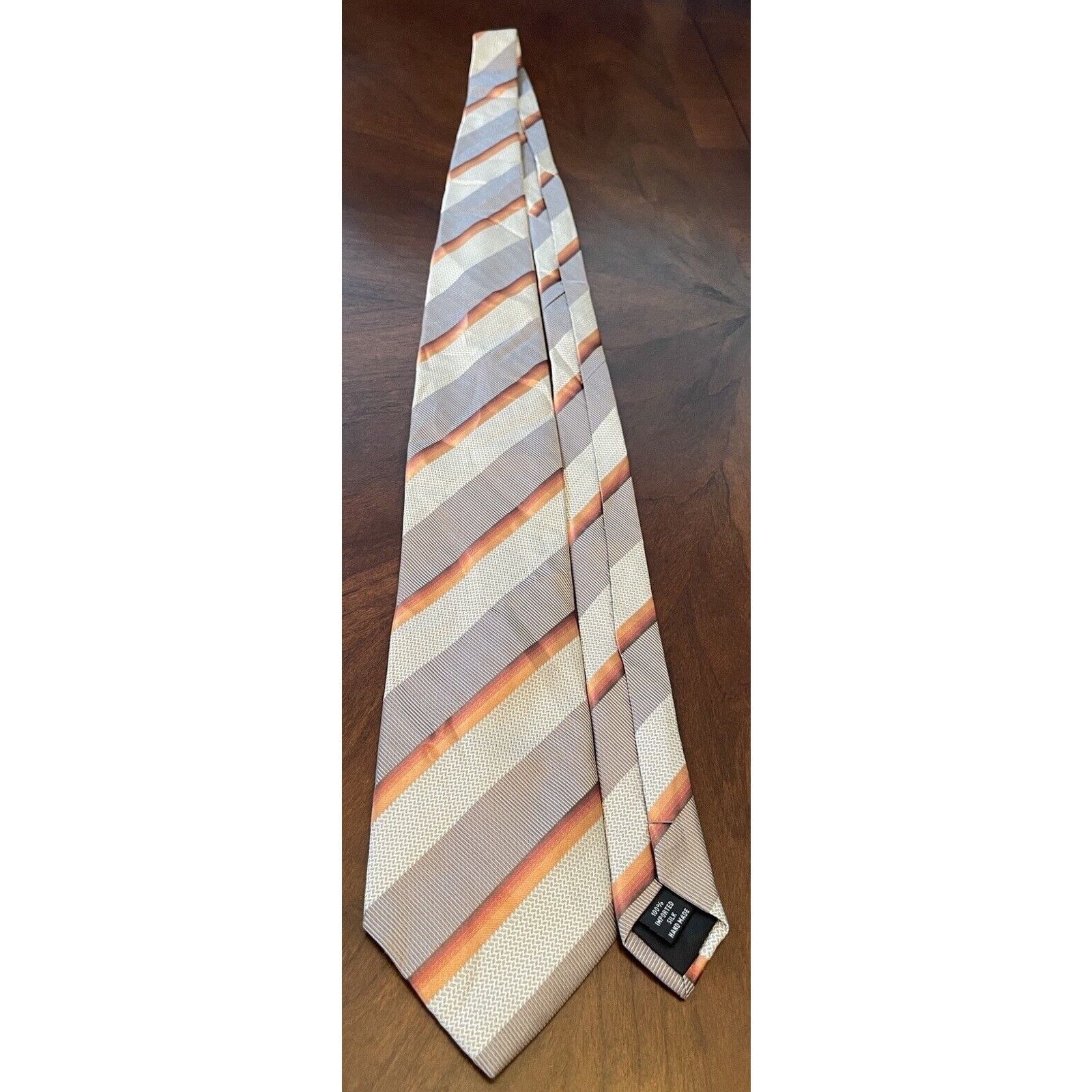 Kenneth Cole Kenneth Cole Reaction Orange Hand Made Imported Silk China Size ONE SIZE - 3 Thumbnail
