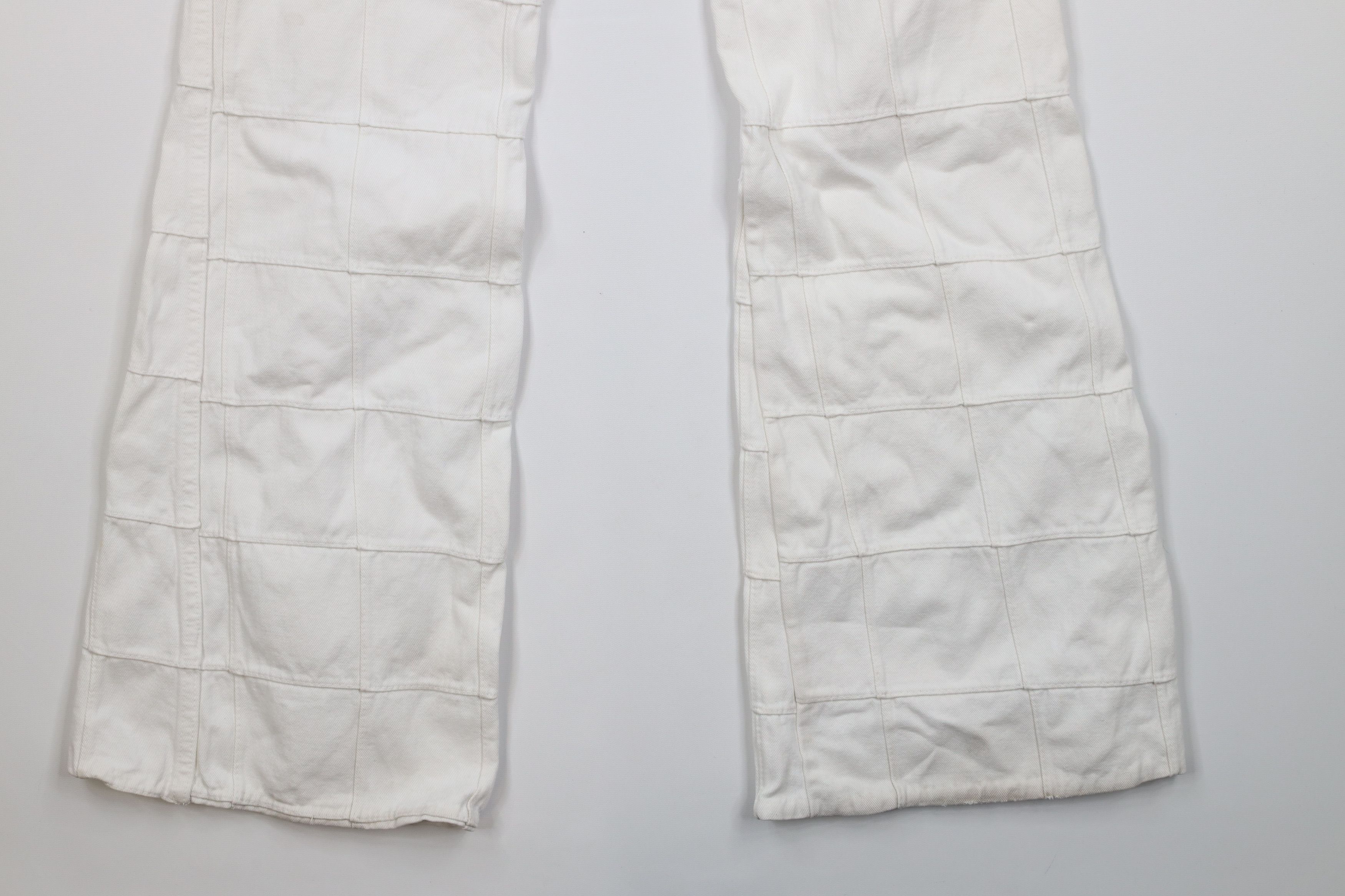 Vintage Vintage 70s Streetwear Patchwork Bell Bottoms Jeans White Size US 30 / EU 46 - 15 Thumbnail