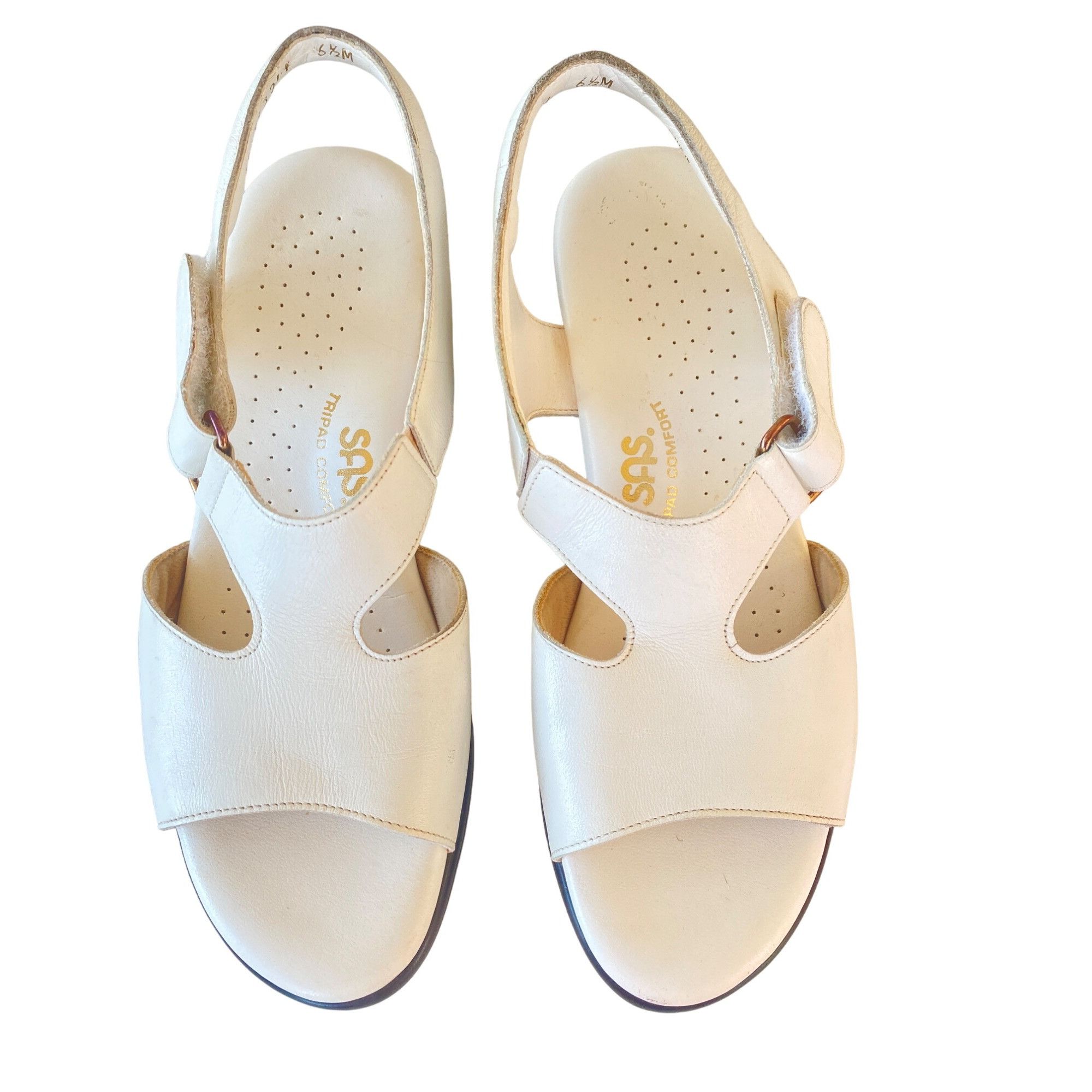 SAS SAS Tripad Comfort Shoes Suntimer White Slip On Sandals Wome Size US 6.5 / IT 36.5 - 5 Thumbnail