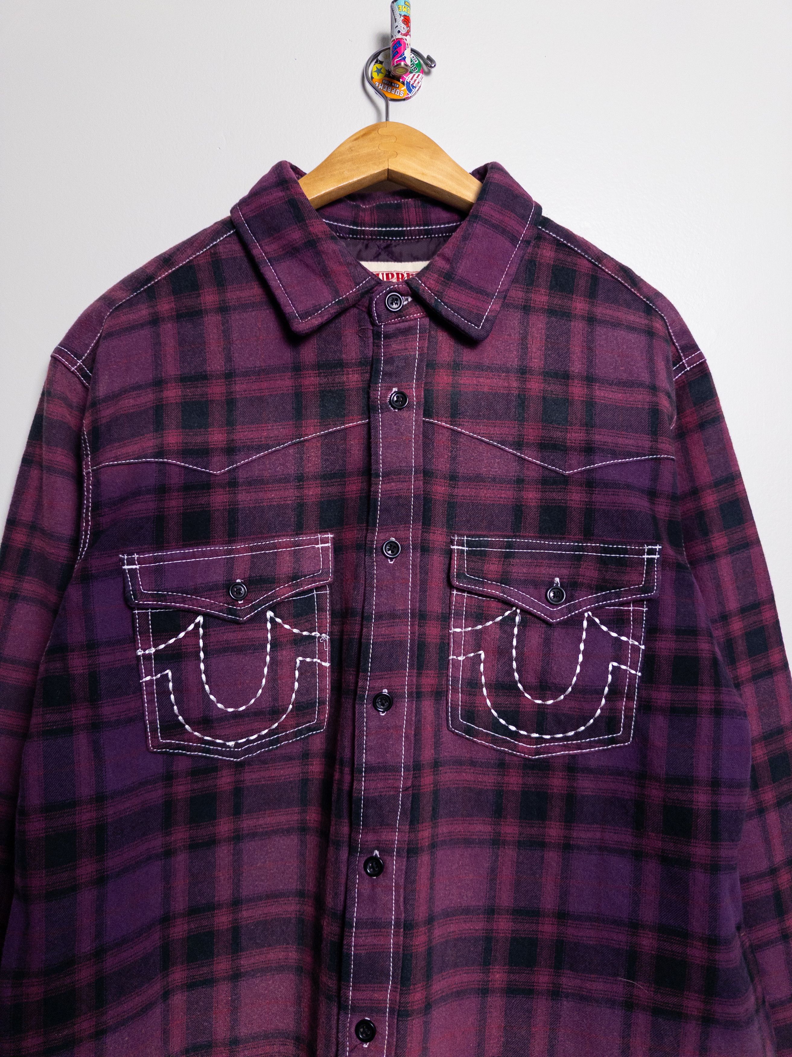 Supreme × True Religion QUILTED FLANNEL Size US M / EU 48-50 / 2 - 5 Thumbnail