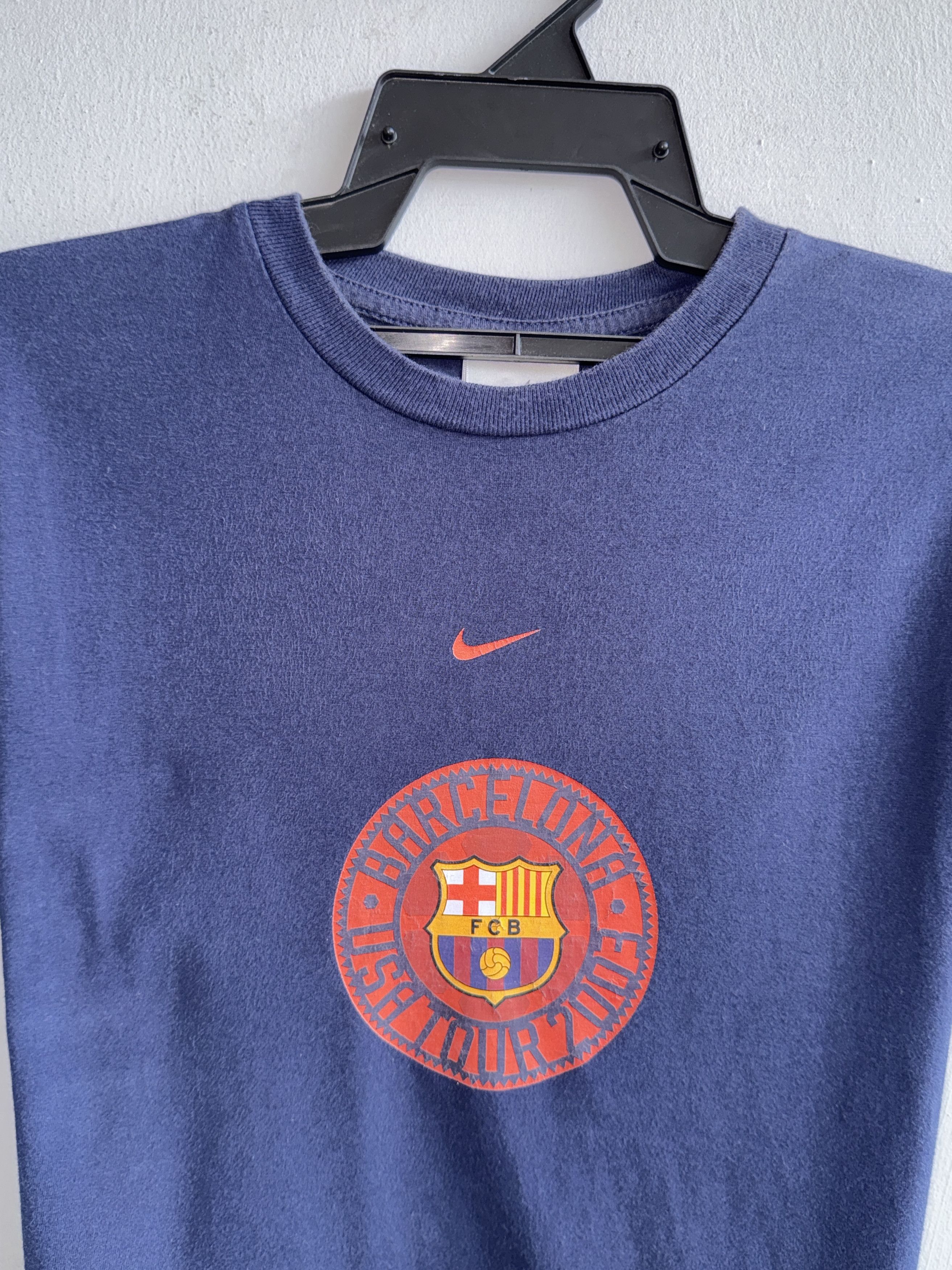 Nike Fc Barcelona USA Tour 2003 T-shirt Size US M / EU 48-50 / 2 - 2 Thumbnail
