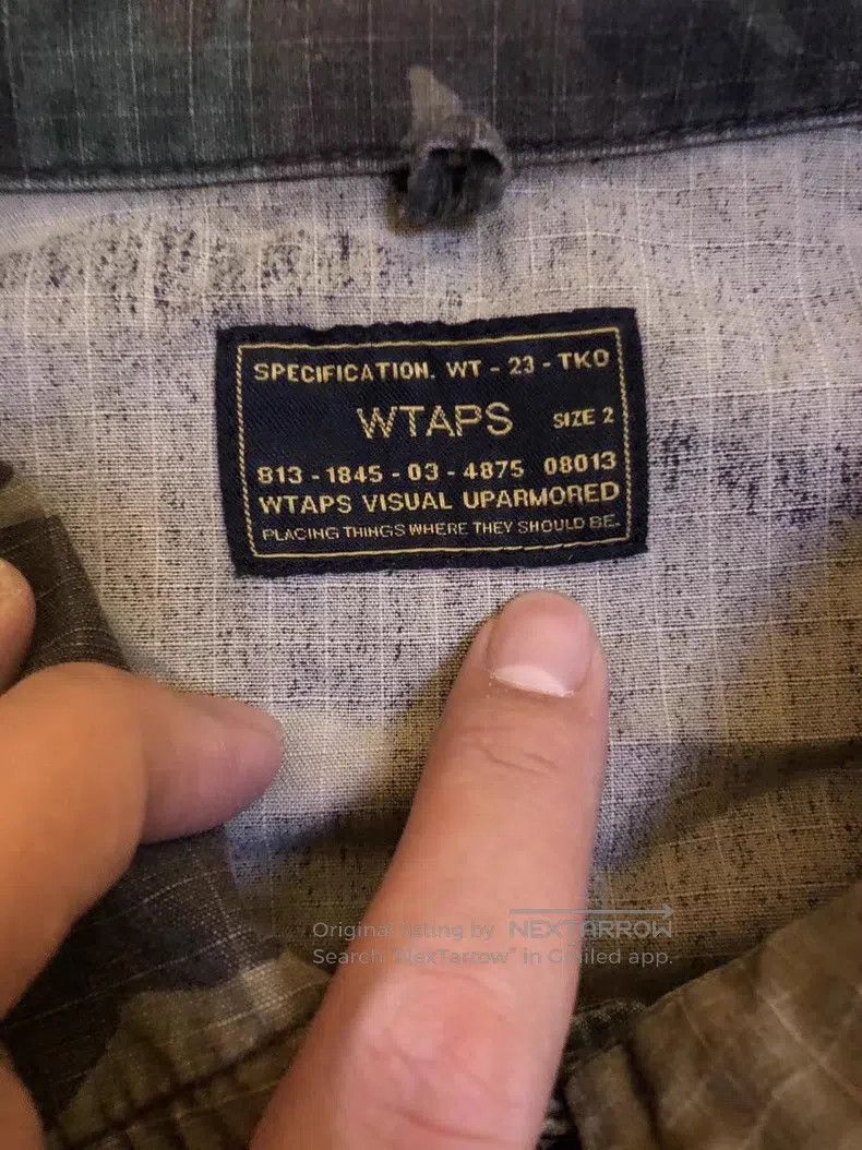 Wtaps Wtaps Collaboration Camouflage Wash Sweatshirt Size US M / EU 48-50 / 2 - 4 Thumbnail