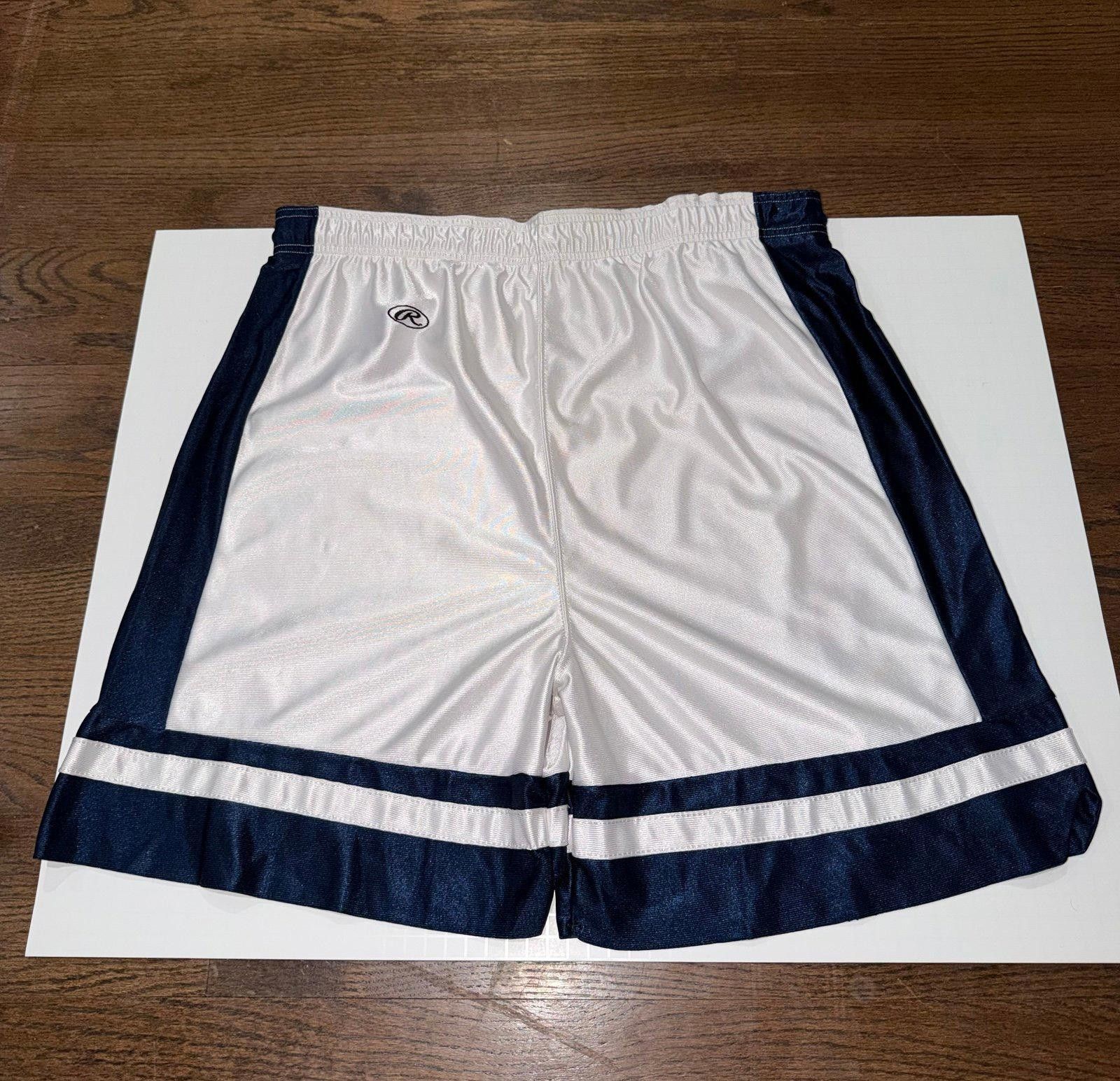 Other Rawlings Shimmer Satin Dazzle Baggy Hoop Shorts Mens LG 90s Size US 34 / EU 50 - 1 Thumbnail