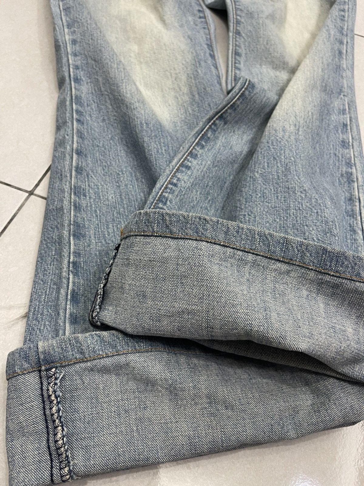 Morgan Homme Archival Morgan Homme Floral Embroidered Flare Denim Size US 30 / EU 46 - 14 Thumbnail