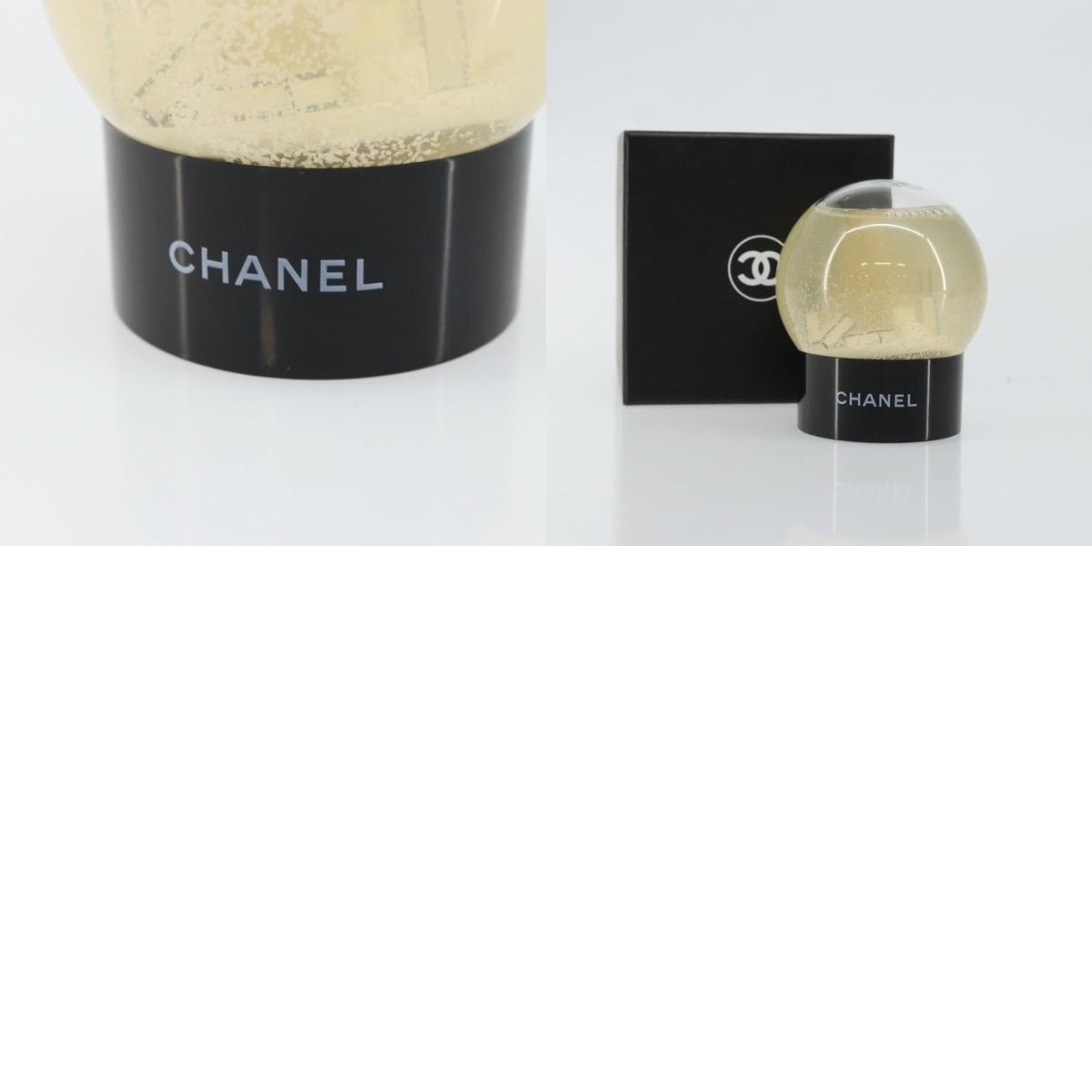 Chanel Chanel Snow Globe Glass Clear CC Size ONE SIZE - 5 Thumbnail