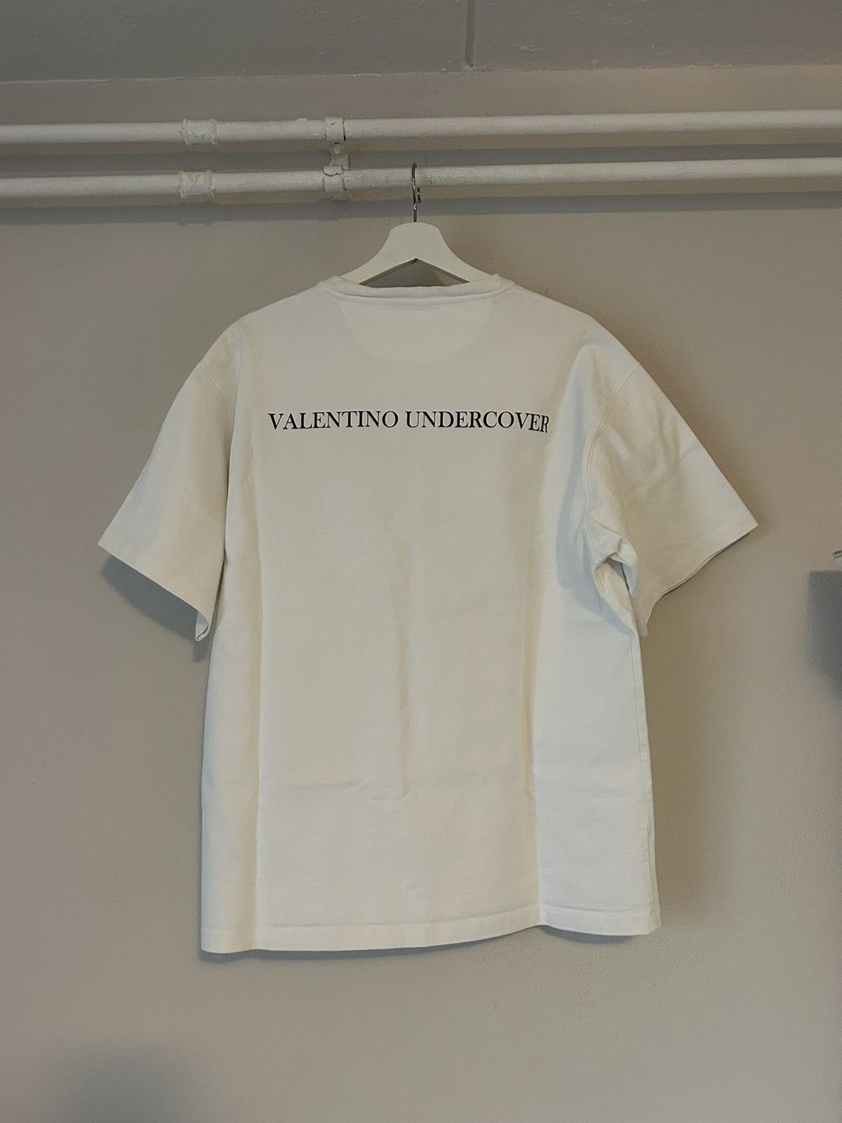 Undercover × Valentino White Printed T-Shirt Size US L / EU 52-54 / 3 - 2 Thumbnail